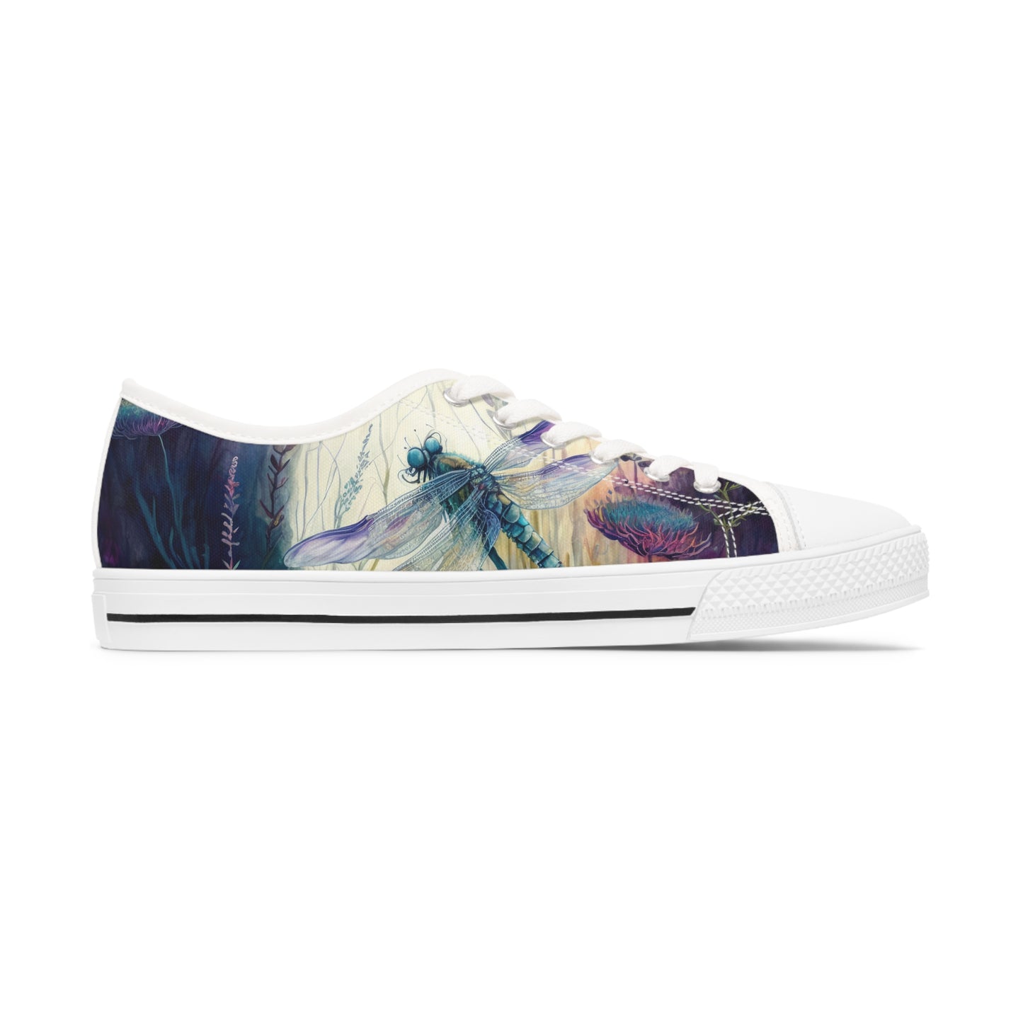 Women's Low Top Sneakers, Dragonfly