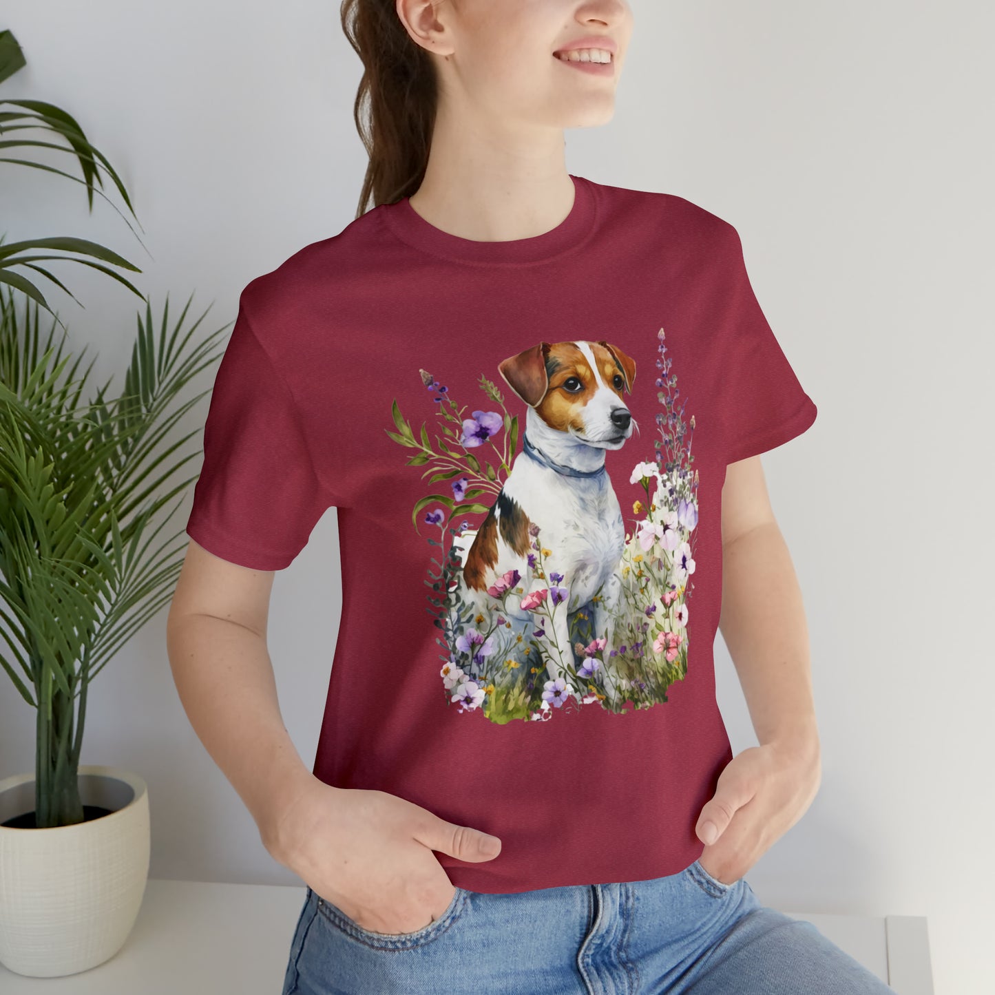 Jack Russell Unisex Jersey Short Sleeve Tee