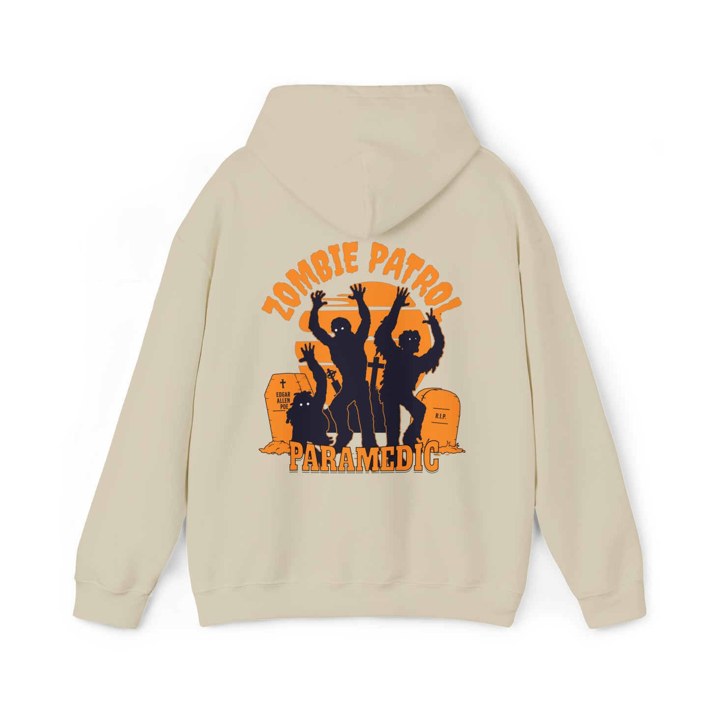 Zombie Patrol Paramedic Halloween Hooded Sweatshirt