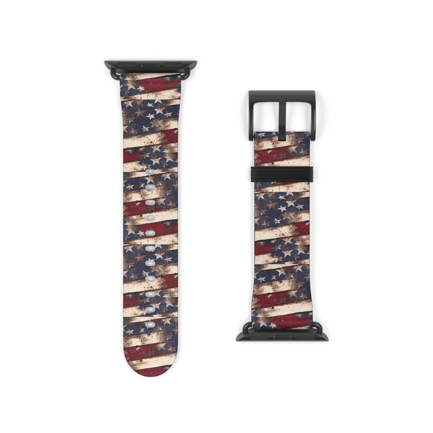 Distressed American Flag Apple Watch Band