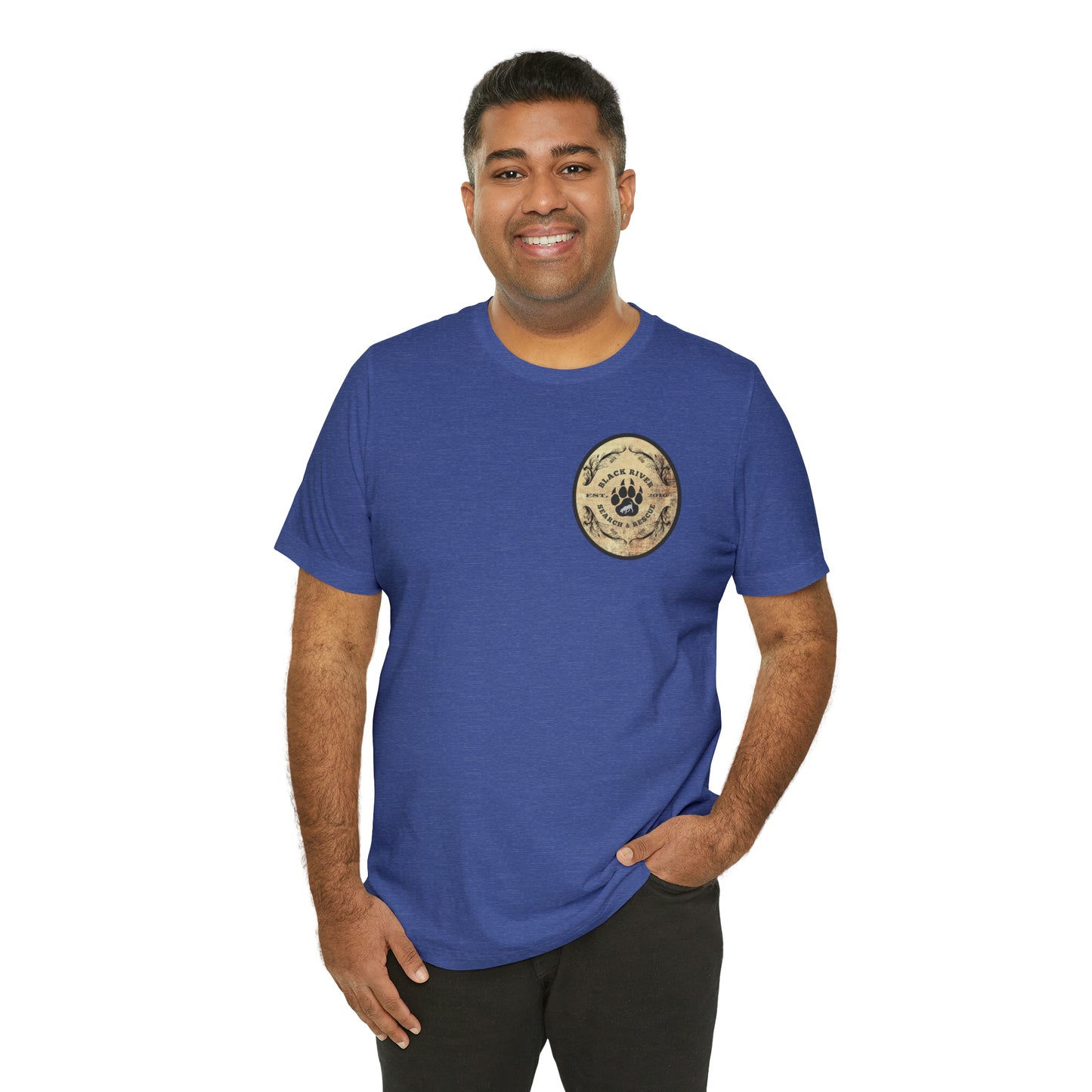 Black River Search & Rescue Logo Unisex Jersey Short Sleeve Tee