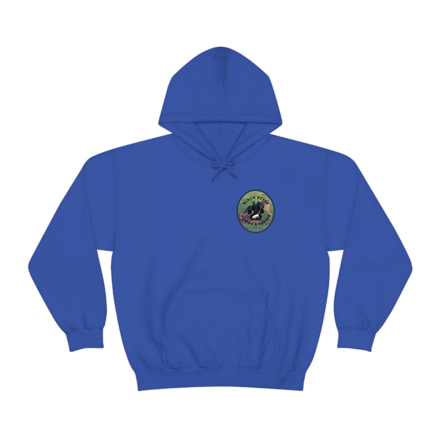 Black River Search & Rescue Logo with Lucy Unisex Heavy Blend™ Hooded Sweatshirt