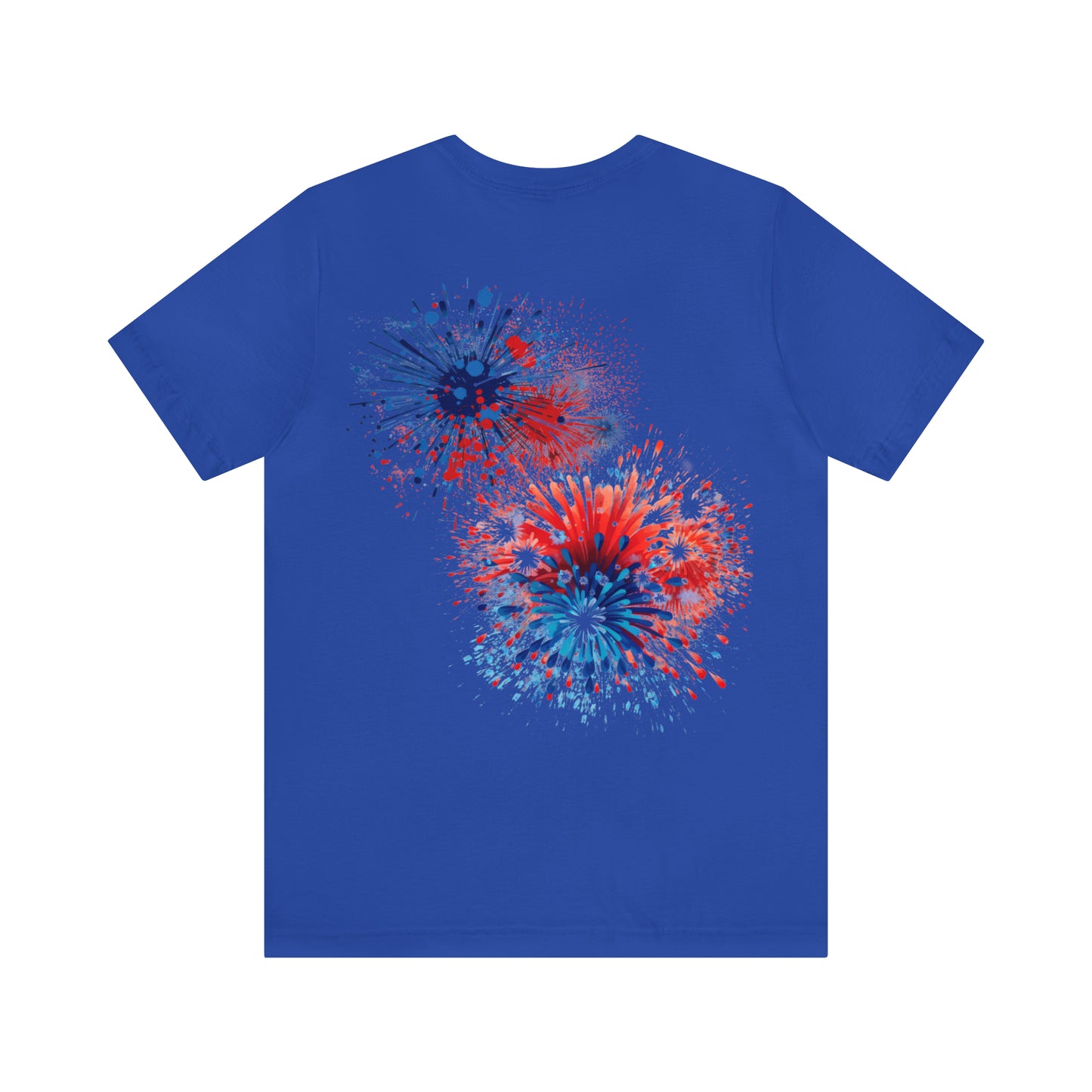 Freedom Smiley Face Flag Unisex Jersey Short Sleeve Tee Patriotic American Flag