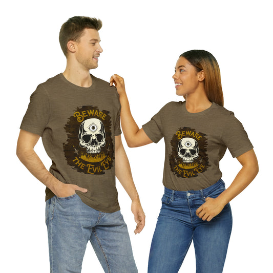 Brown Evil Eye Halloween Shirt, Halloween shirt, Skull Shirt