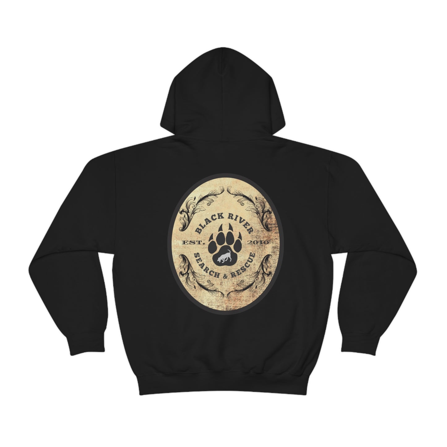 Black River Search & Rescue Logo Unisex Heavy Blend™ Hooded Sweatshirt