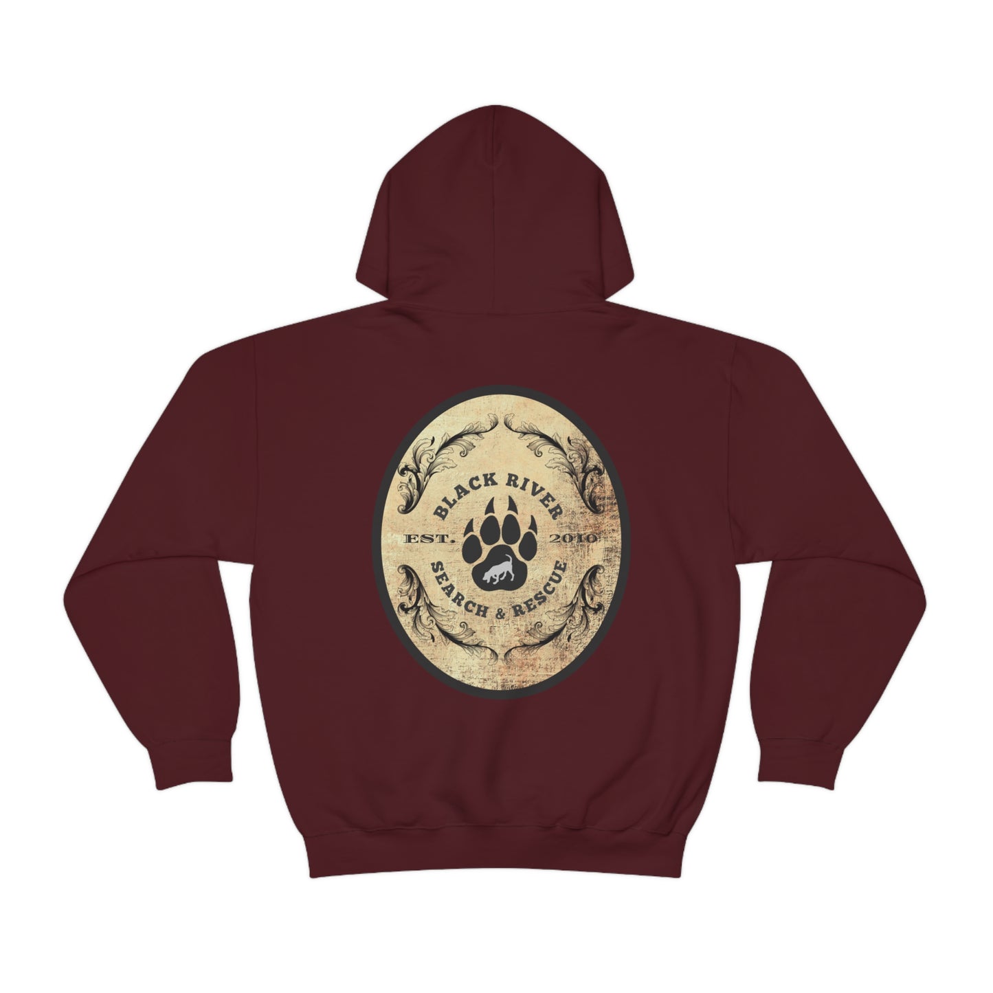 Black River Search & Rescue Logo Unisex Heavy Blend™ Hooded Sweatshirt