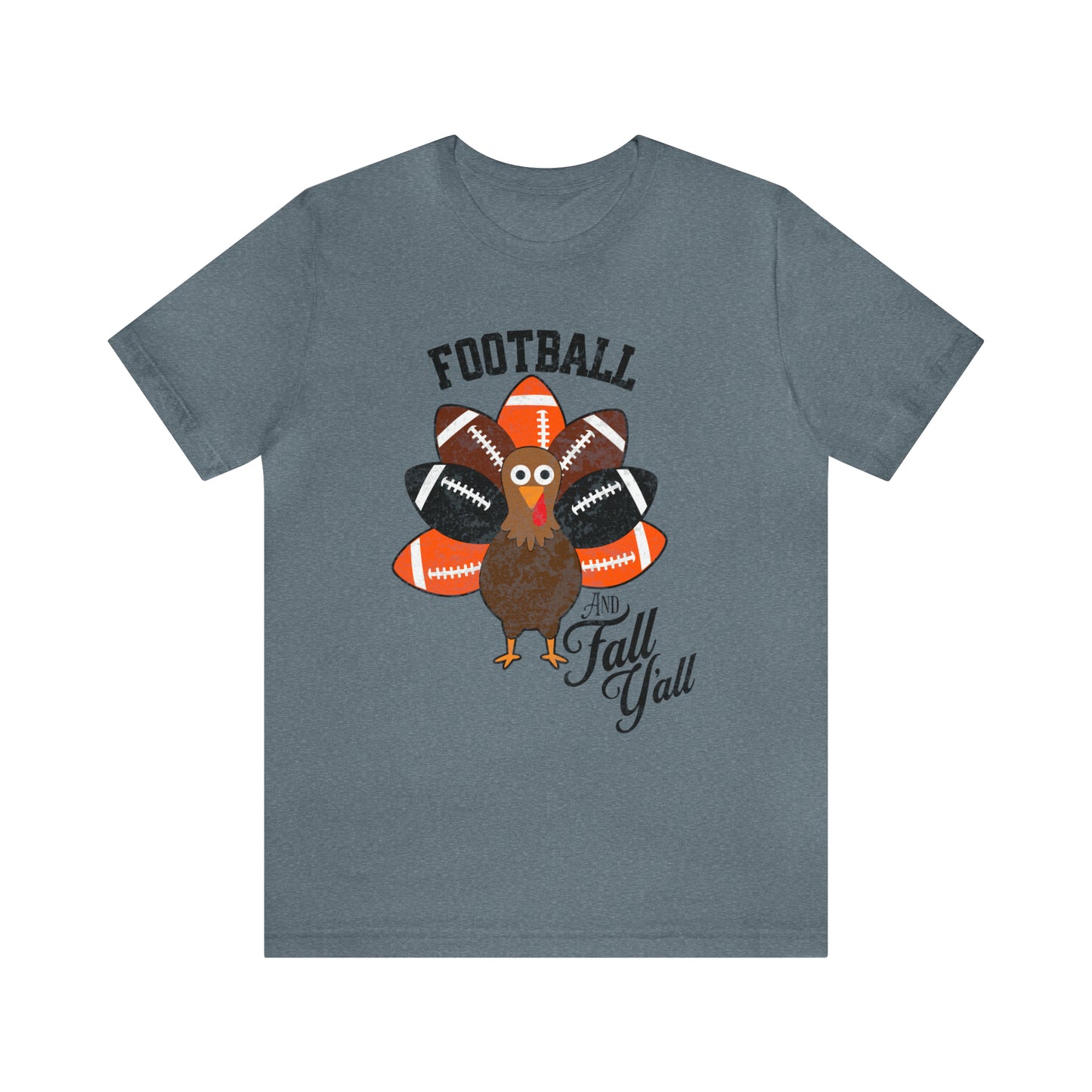 Vintage Orange and Black Football Short Sleeve Tee, Football and turkey shirt, Oklahoma State