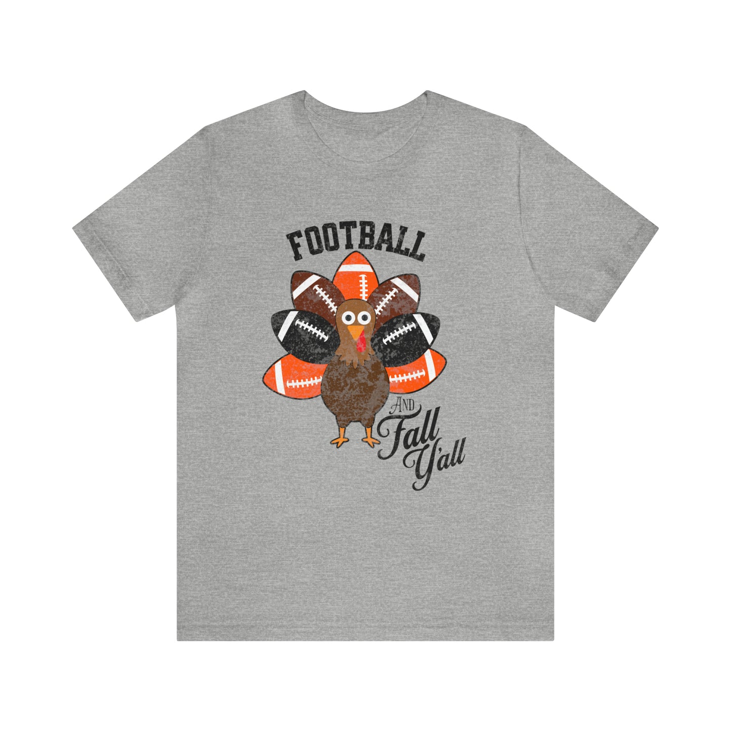 Vintage Orange and Black Football Short Sleeve Tee, Football and turkey shirt, Oklahoma State