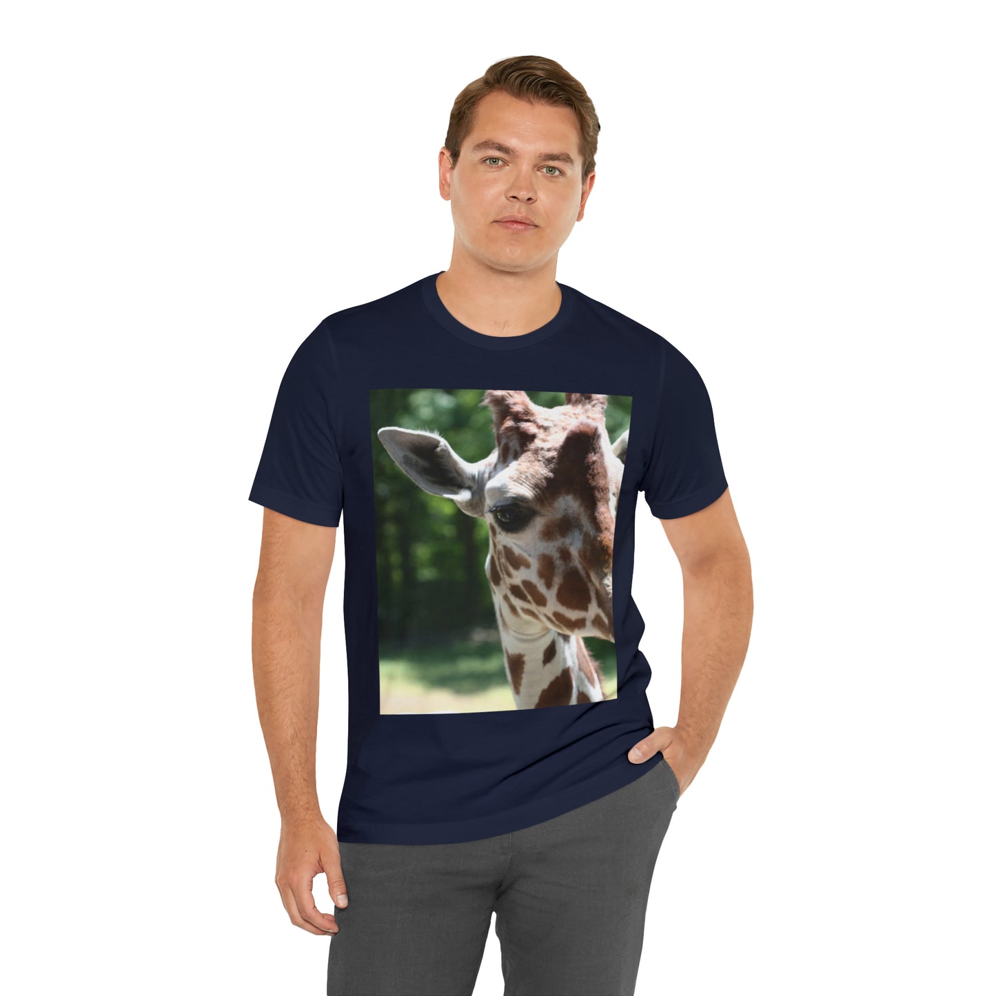 Unisex Jersey Short Sleeve Tee, Giraffe
