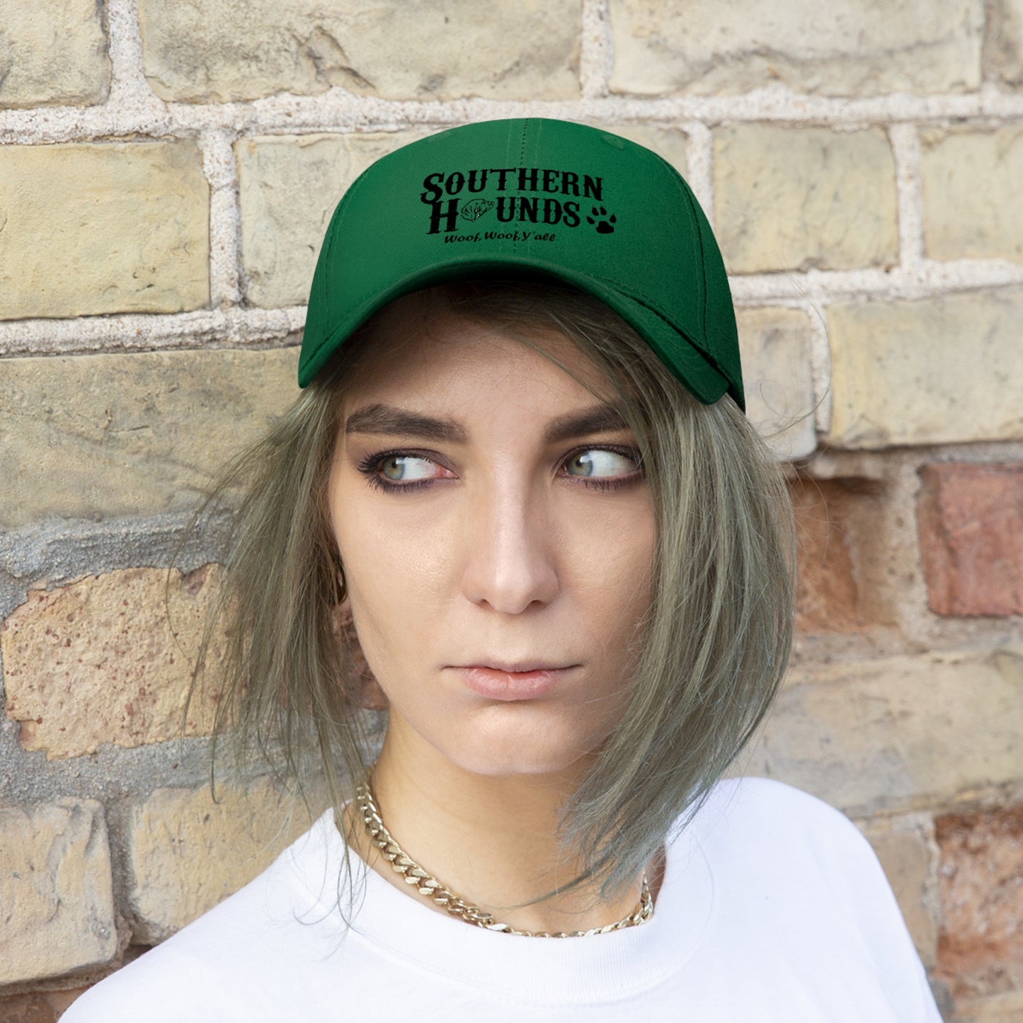 Unisex Twill Hat Southern Hounds Logo