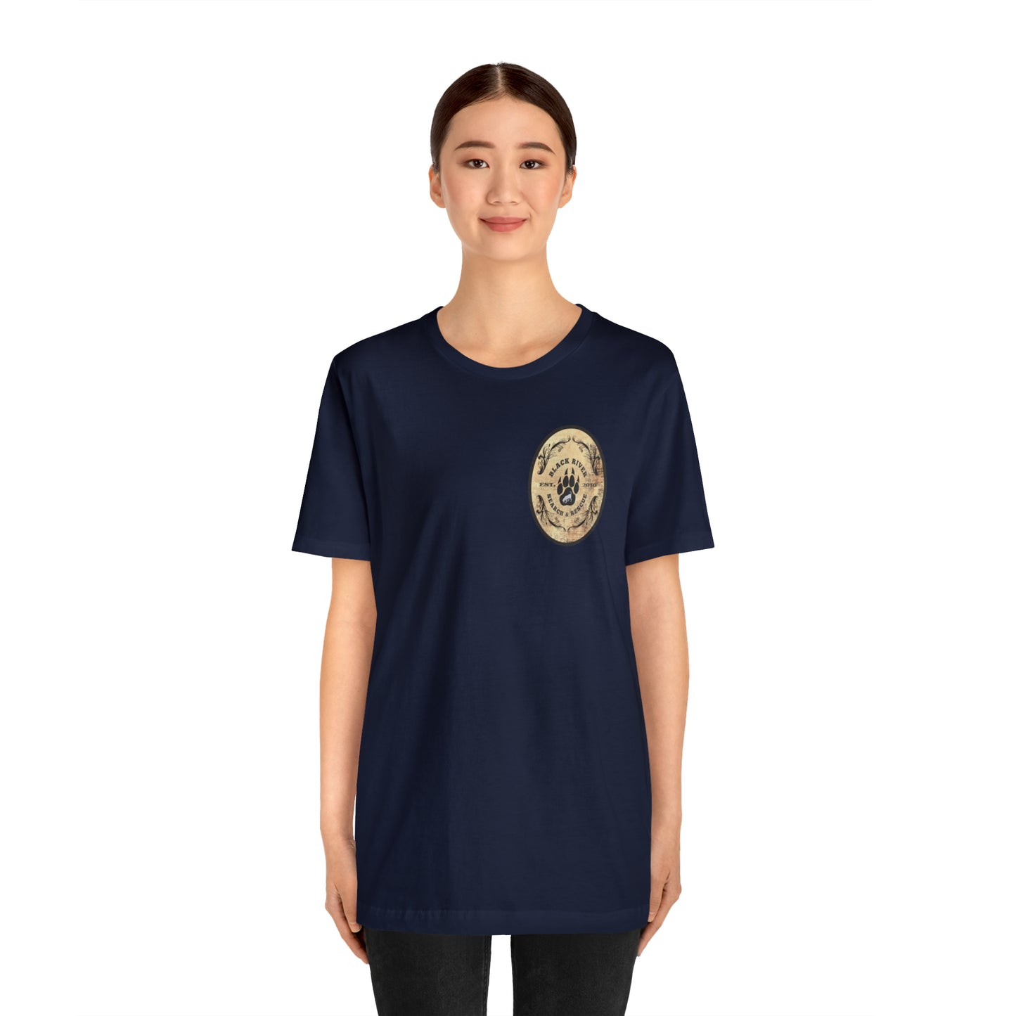 Black River Search & Rescue Logo Unisex Jersey Short Sleeve Tee