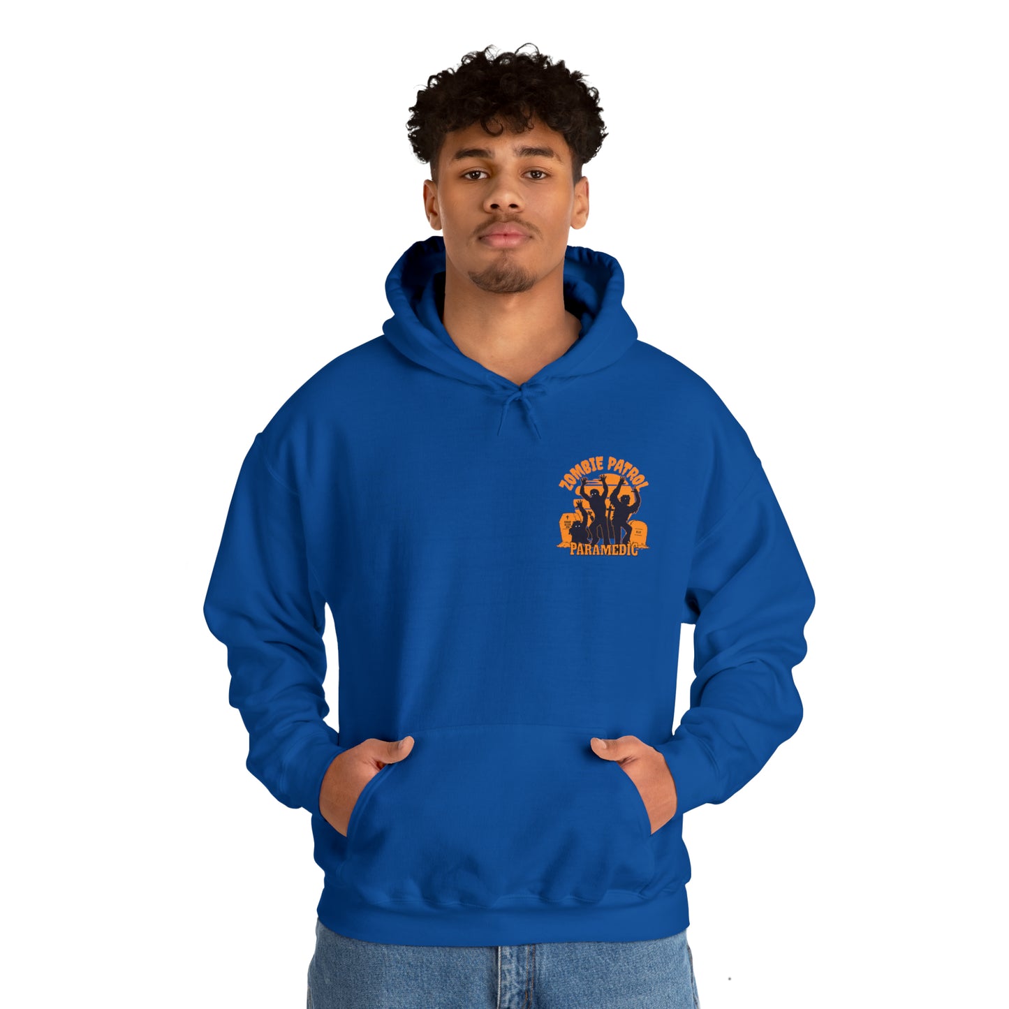 Zombie Patrol Paramedic Halloween Hooded Sweatshirt