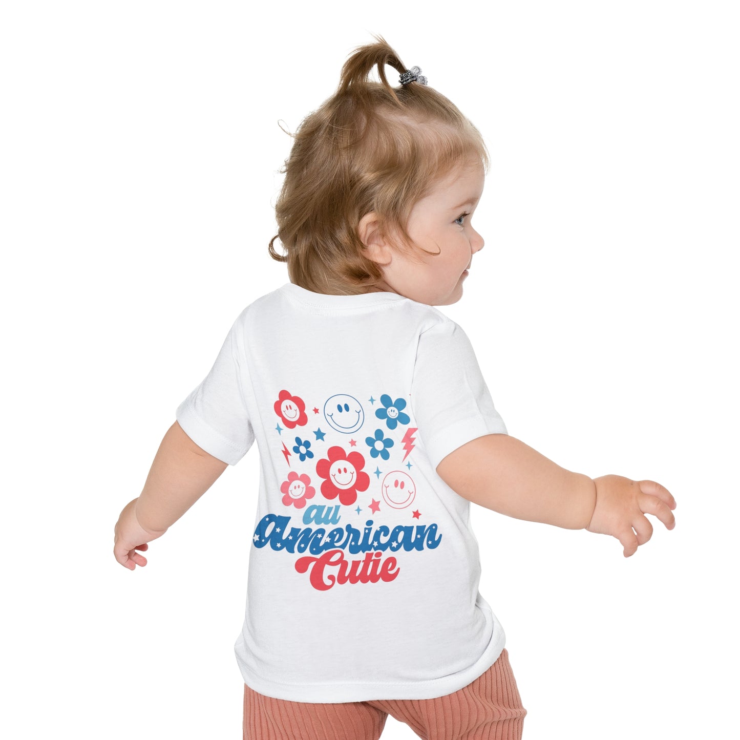 Little firecracker 4th of July Baby Short Sleeve T-Shirt Patriotic