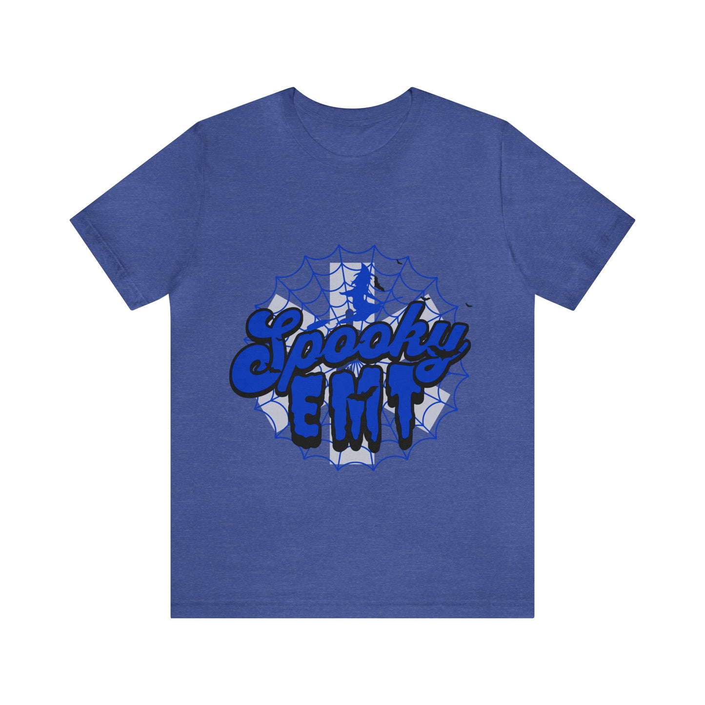 Fun Halloween EMT T-shirt, Blue Spooky EMT shirt, EMT shirt, Halloween shirt,