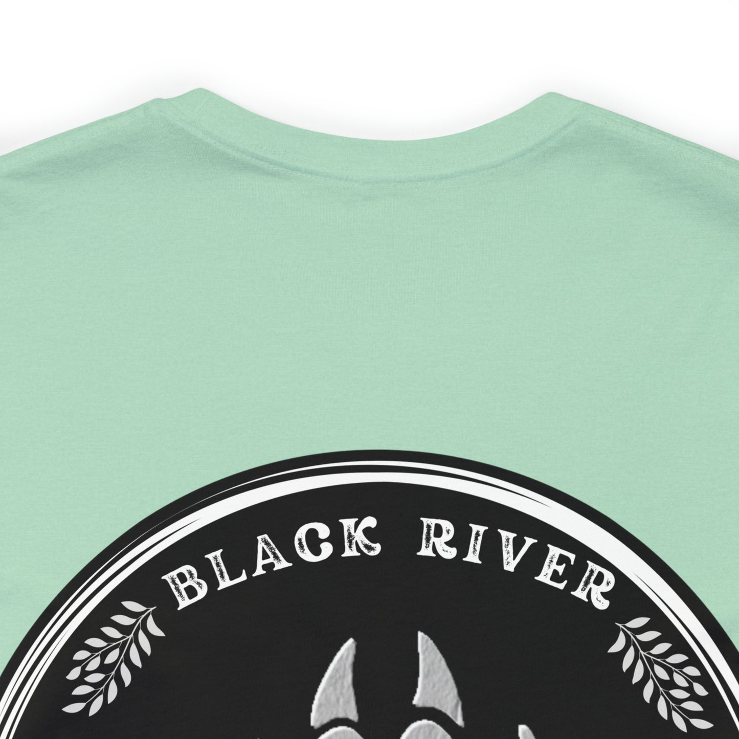 Black River Search & Rescue Logo Black Unisex Jersey Short Sleeve Tee