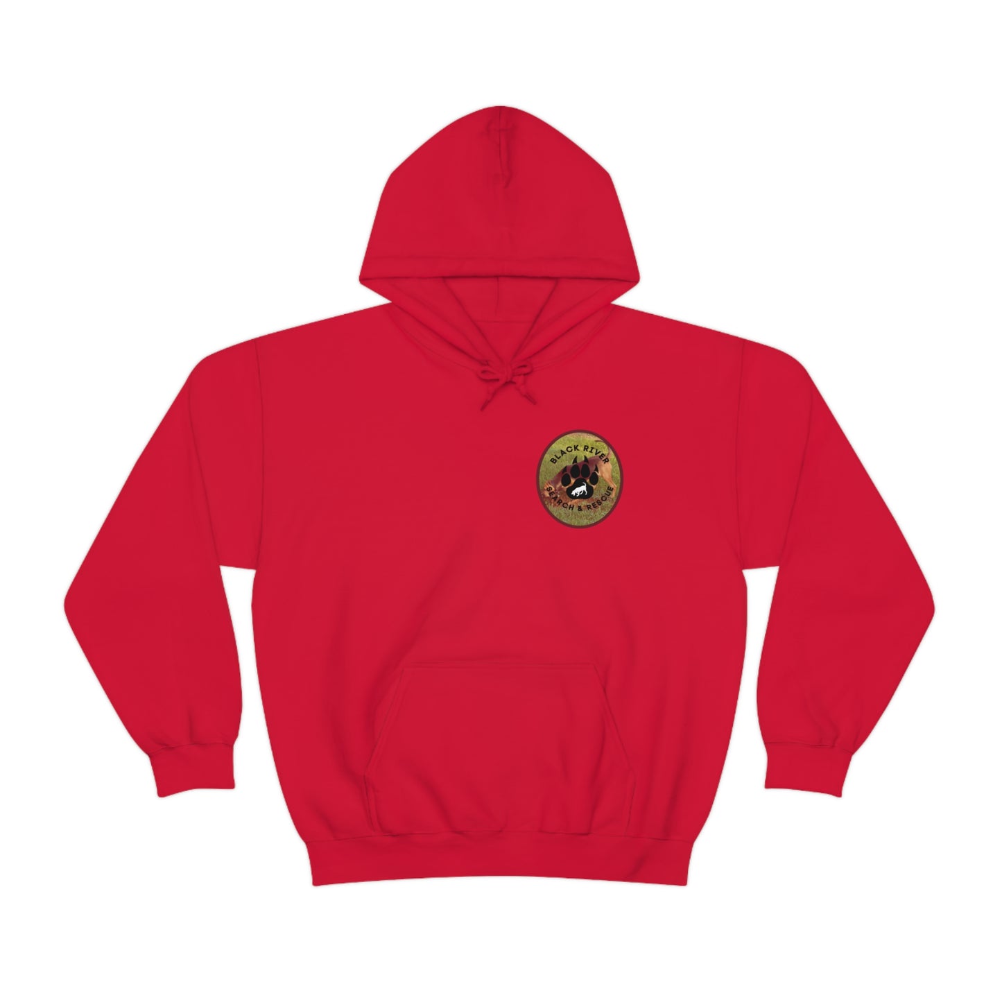 Black River Search & Rescue Logo with Lucy Unisex Heavy Blend™ Hooded Sweatshirt