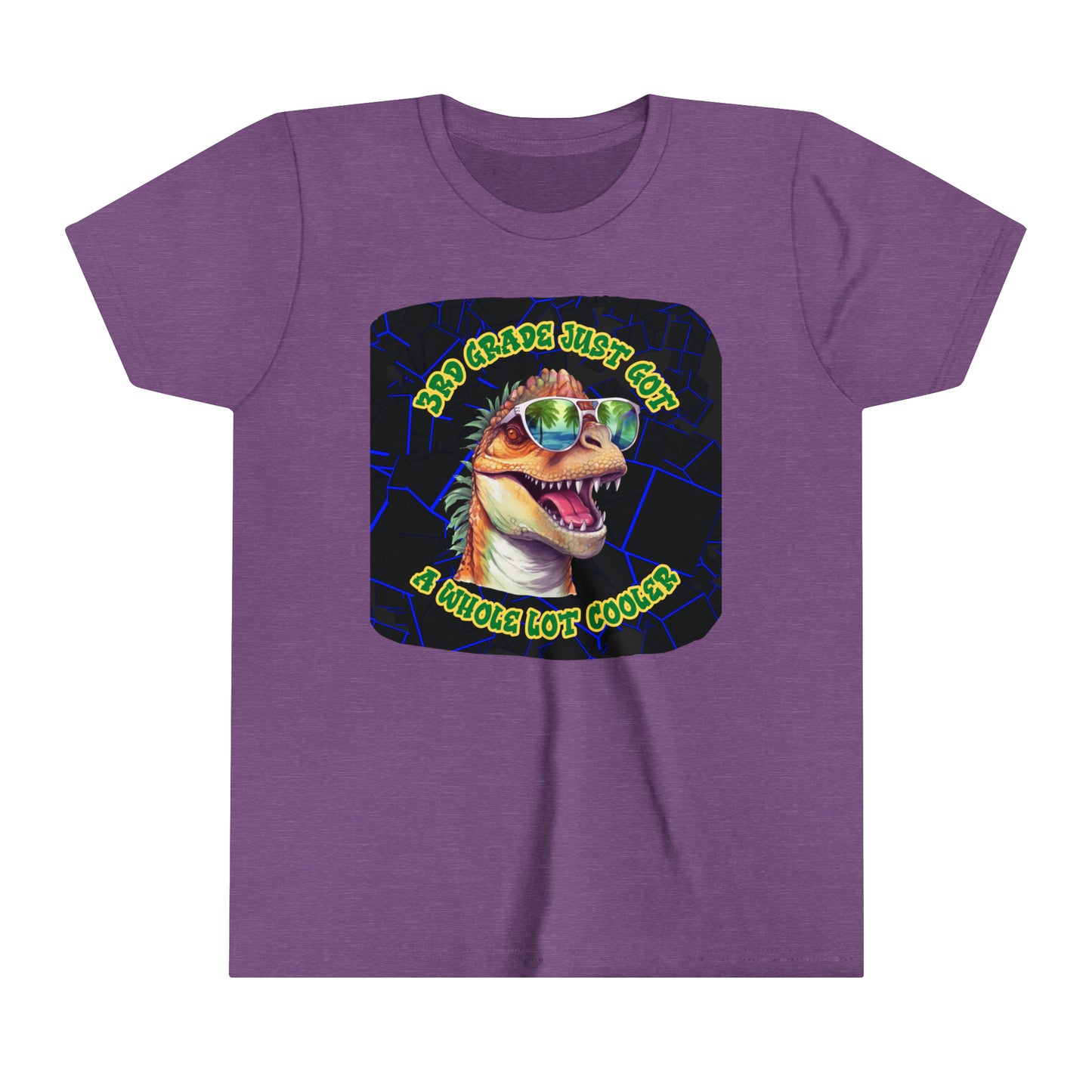 Kids back to school Tee, T-Rex Tee, T-rex T-shirt, Cool Kid Tee, School Tee, 3rd Grade Tee