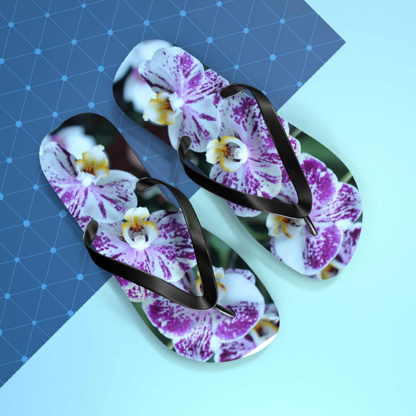 Flip Flops, Orchids, Purple, Flowers