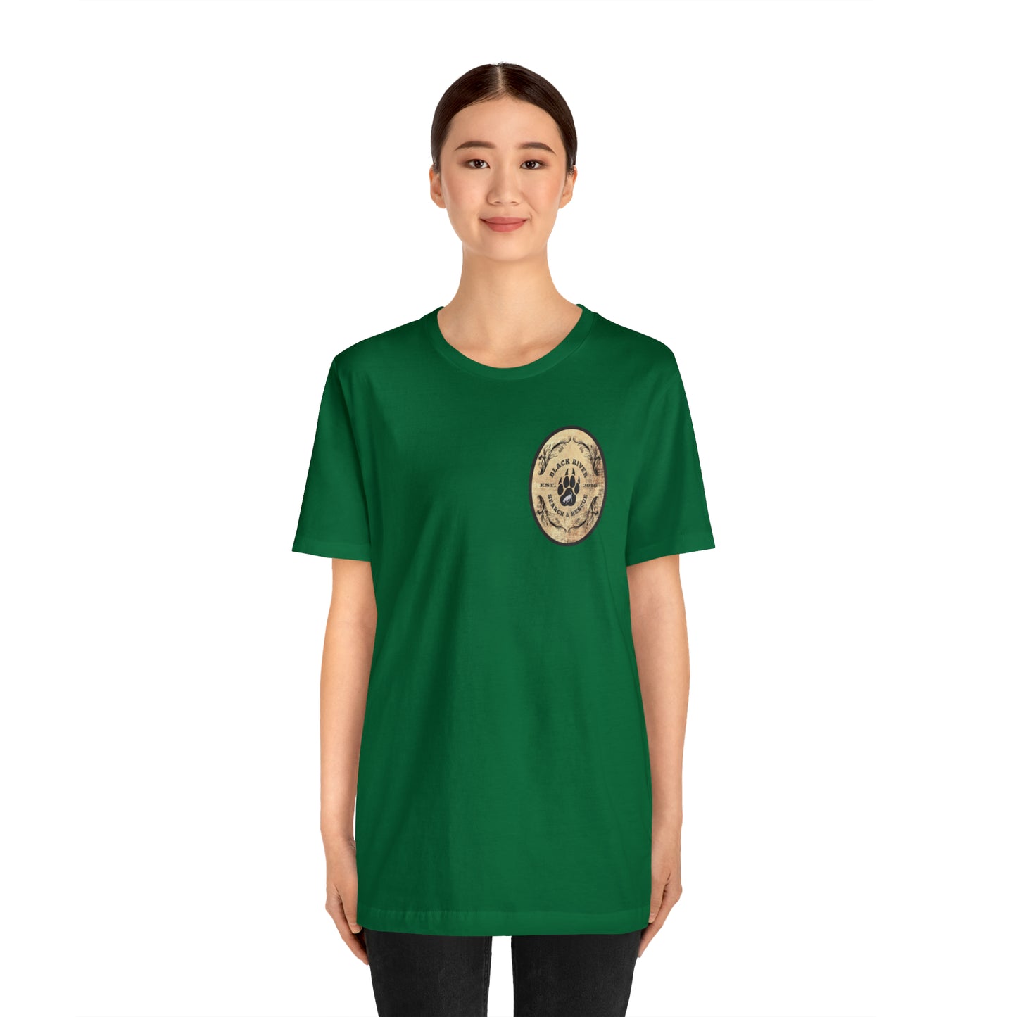 Black River Search & Rescue Logo Unisex Jersey Short Sleeve Tee