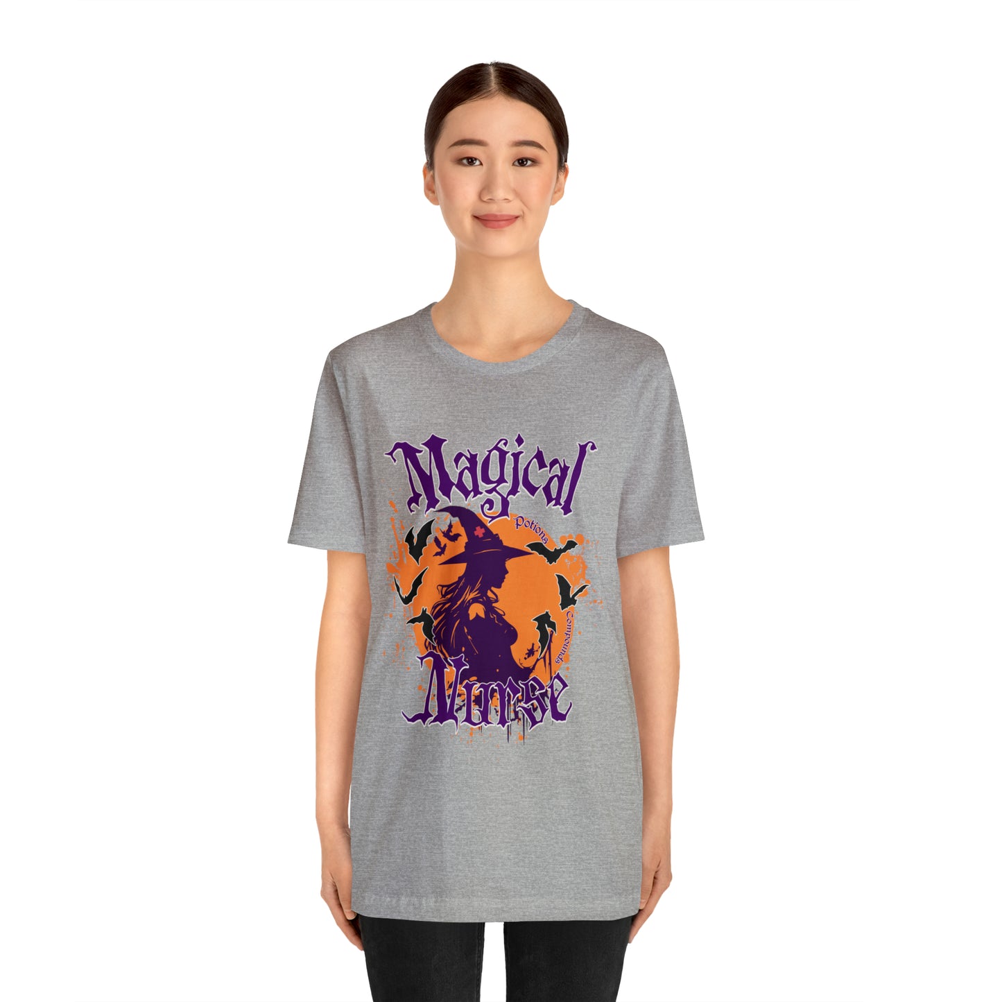 Magical Nurse Halloween short sleeved shirt