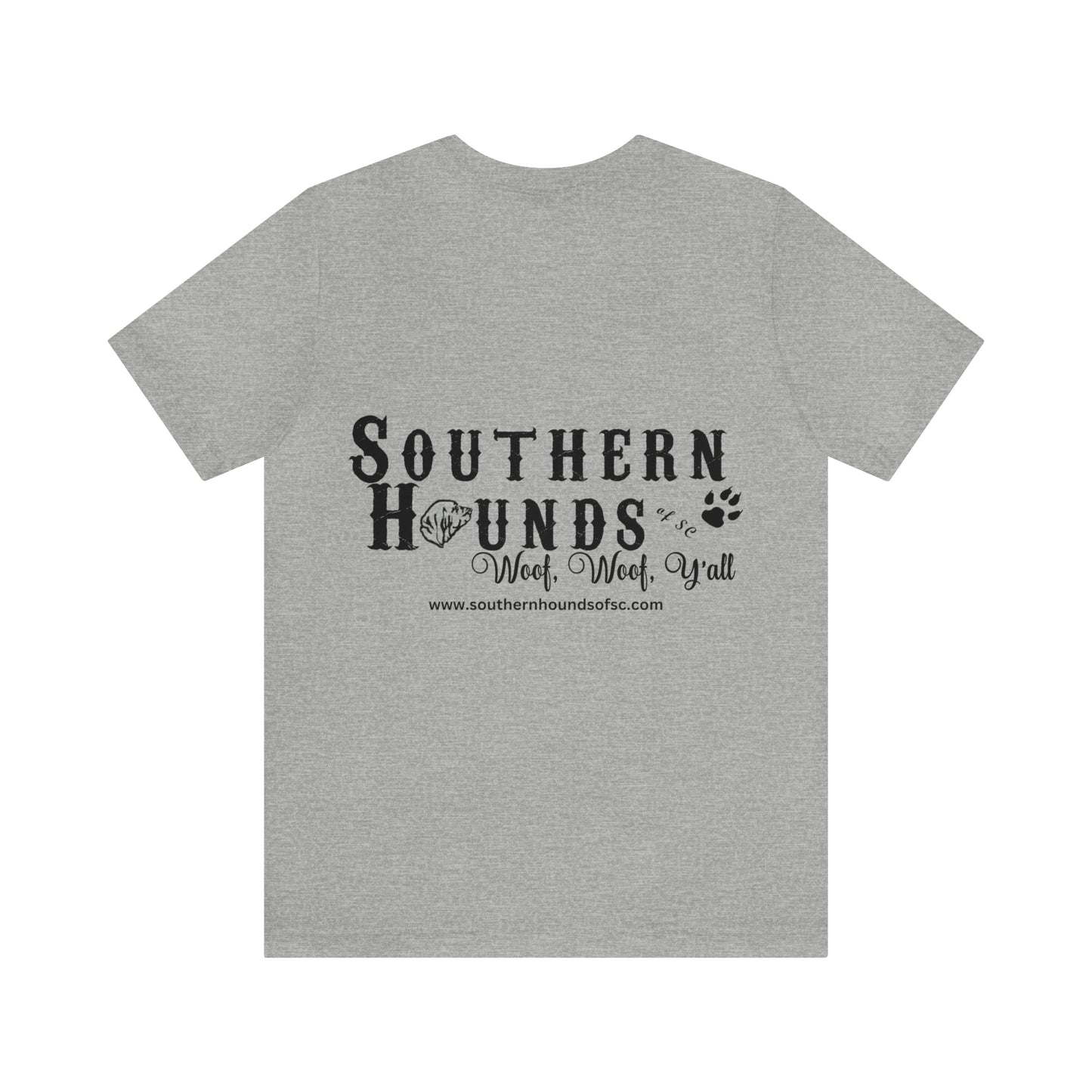 Bloodhounds Sticky and Sweet T-Shirt with Southern Hounds Logo, Bloodhound T-shirt, Dog Shirt, Hound T-shirt, Dog Lover's Shirt