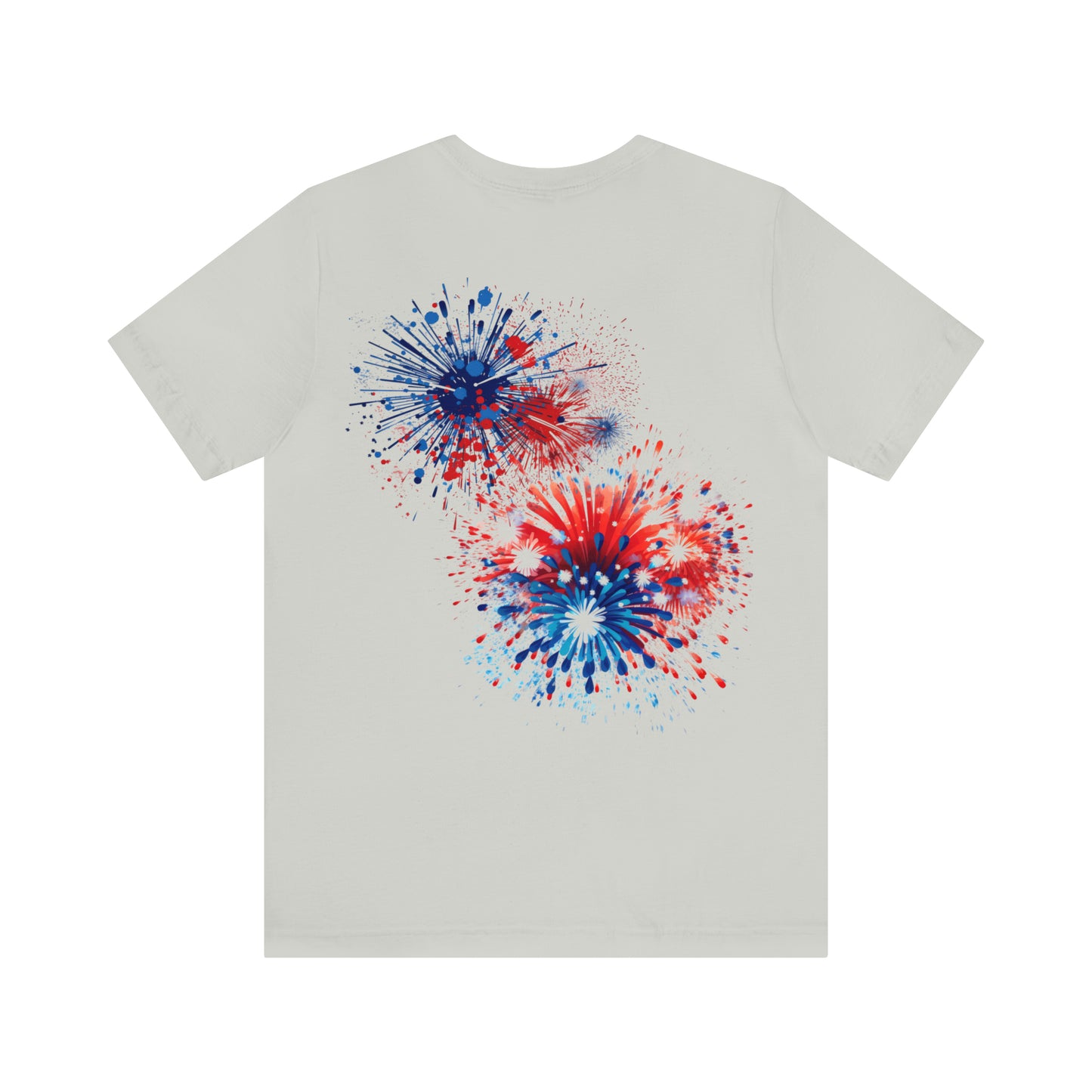 Freedom Smiley Face Flag Unisex Jersey Short Sleeve Tee Patriotic American Flag