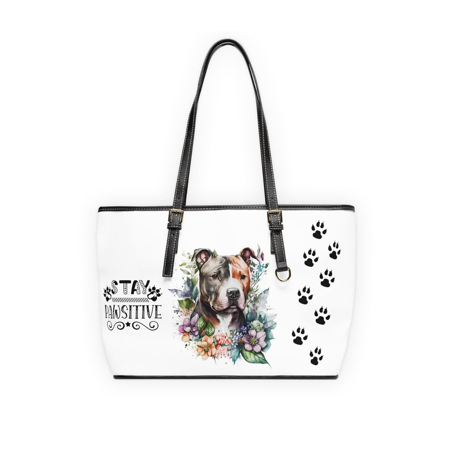 Pitbull Leather Shoulder Bag You had me at Woof Stay Pawsitive