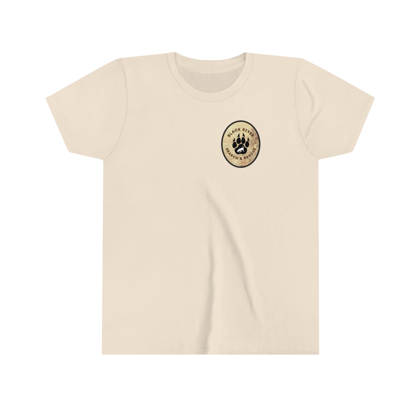 Black River Search & Rescue Logo Youth Short Sleeve Tee