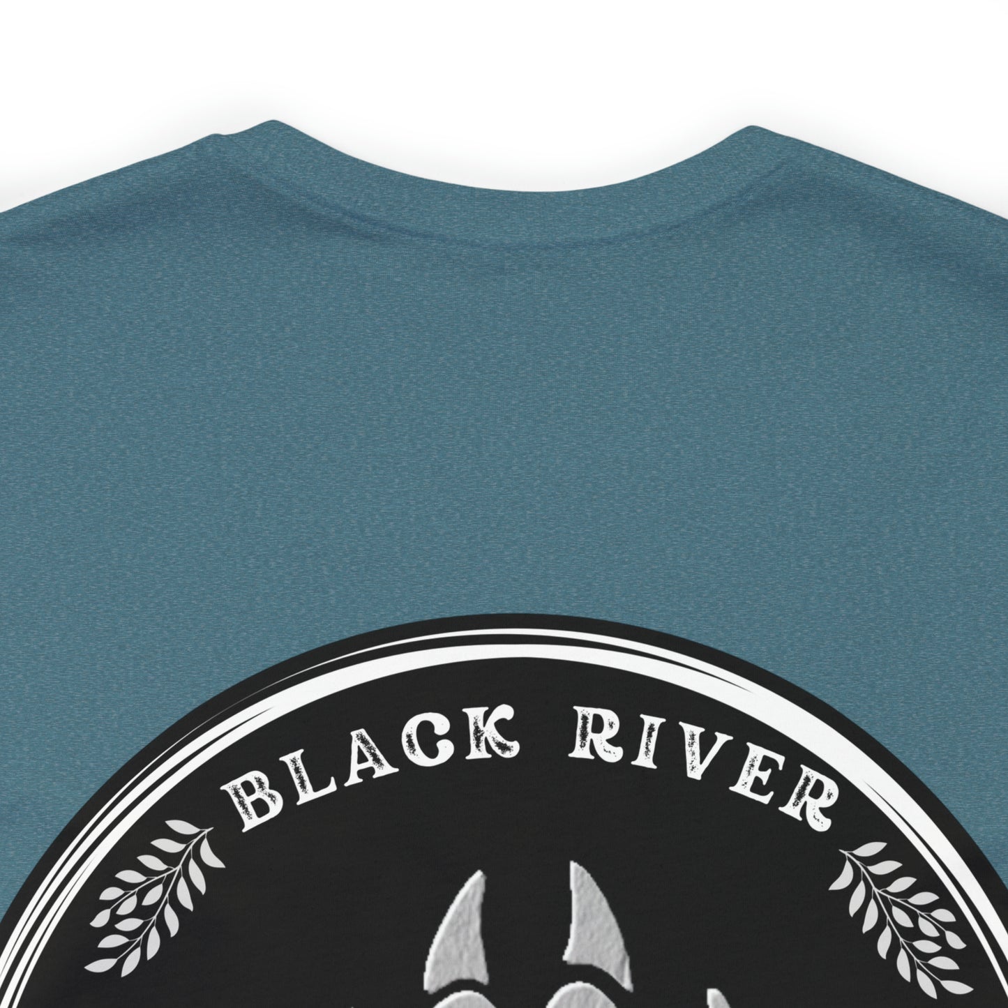 Black River Search & Rescue Logo Black Unisex Jersey Short Sleeve Tee