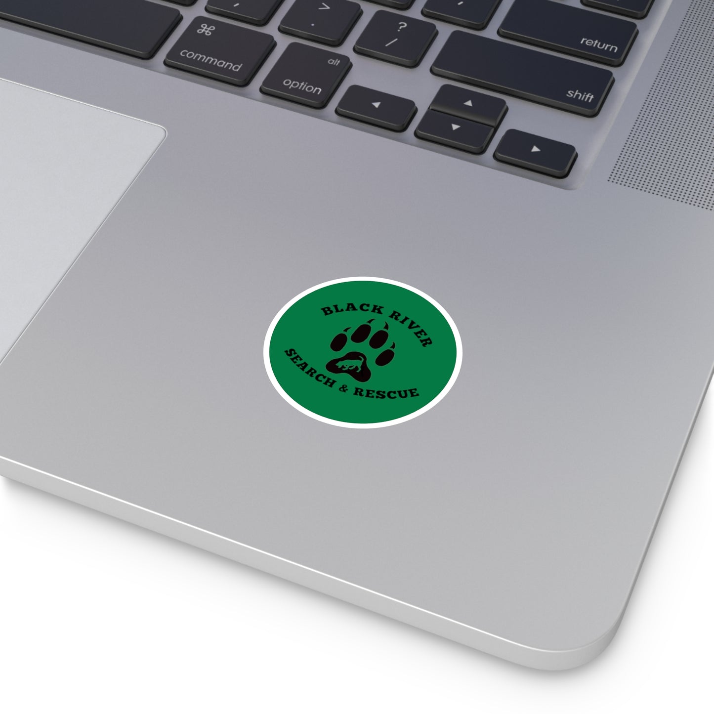 BRSAR Logo Round Stickers, Indoor\Outdoor, Multiple sizes, Dark Green