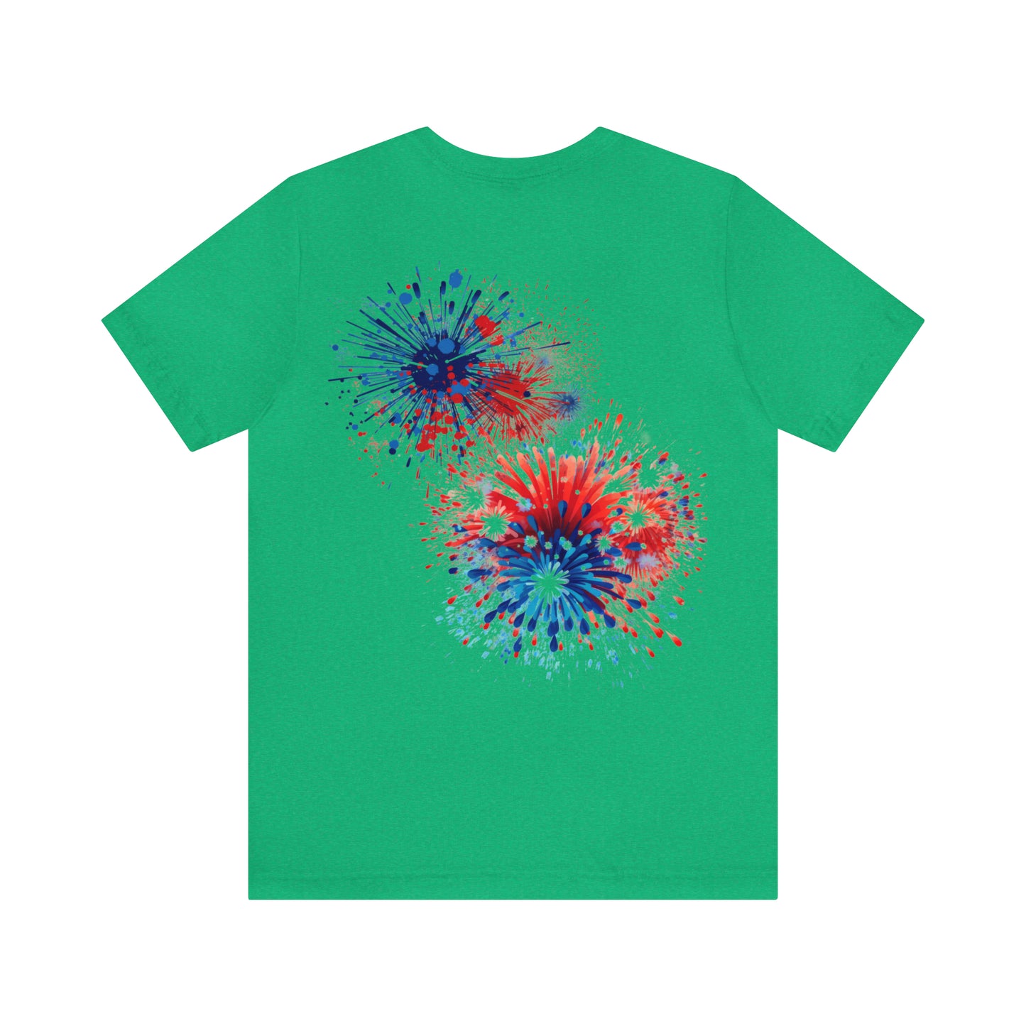 Freedom Smiley Face Flag Unisex Jersey Short Sleeve Tee Patriotic American Flag