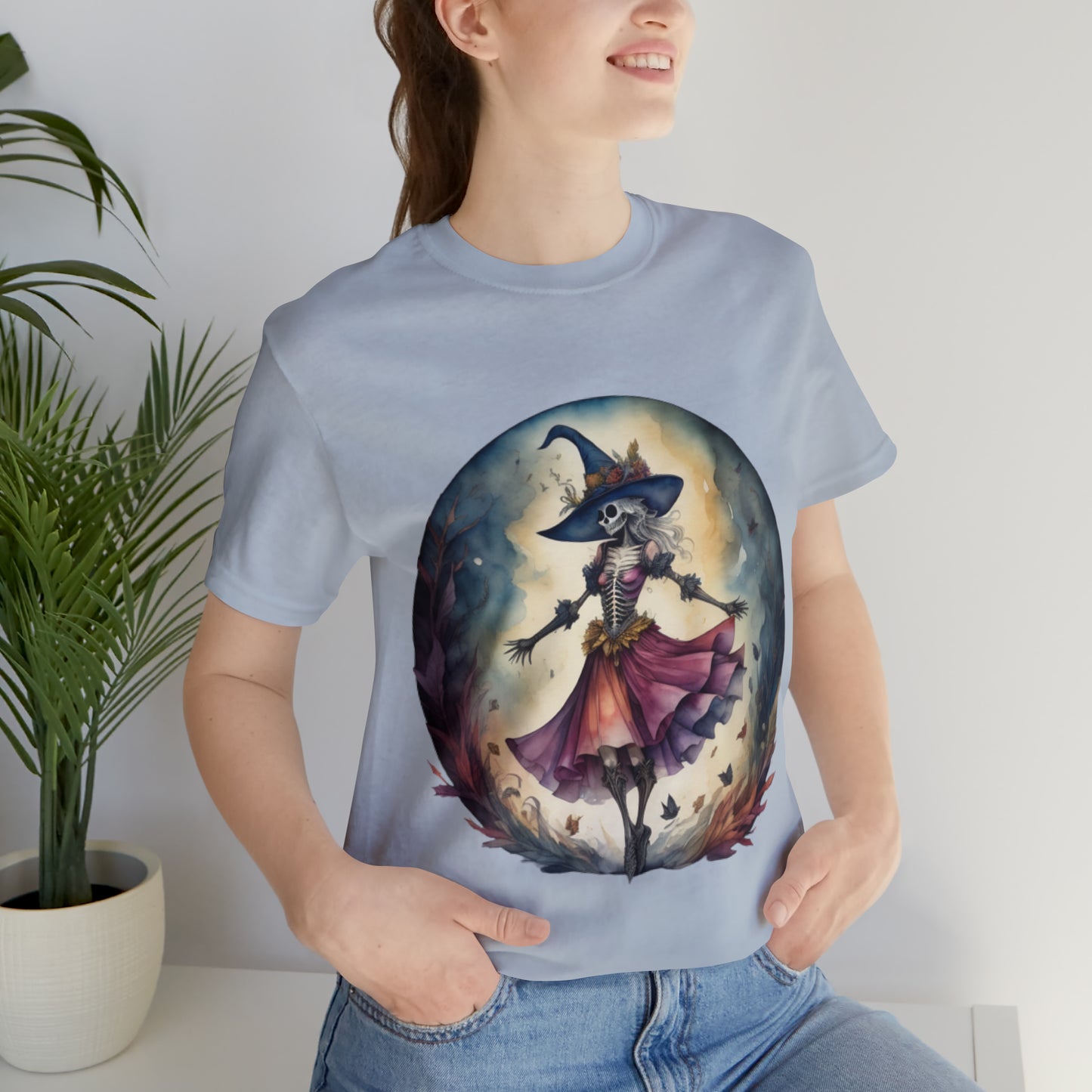 Vintage Halloween Dancing Witch Shirt, Halloween shirt, Dancer shirt, Dancing in the Moon shirt