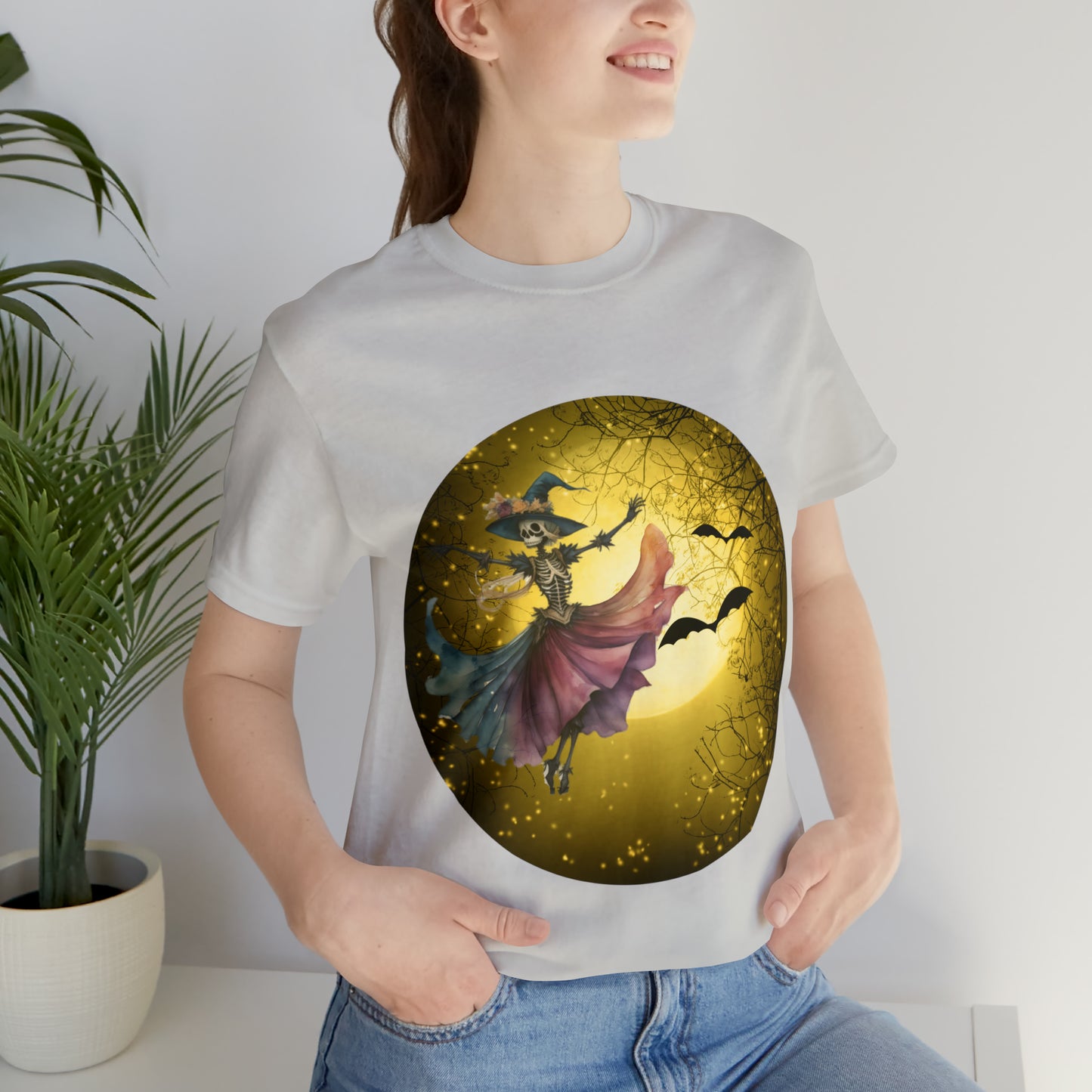 Vintage Halloween Dancing Witch Shirt, Halloween shirt, Dancer shirt, Dancing in the Moon shirt, Witchy Dancer