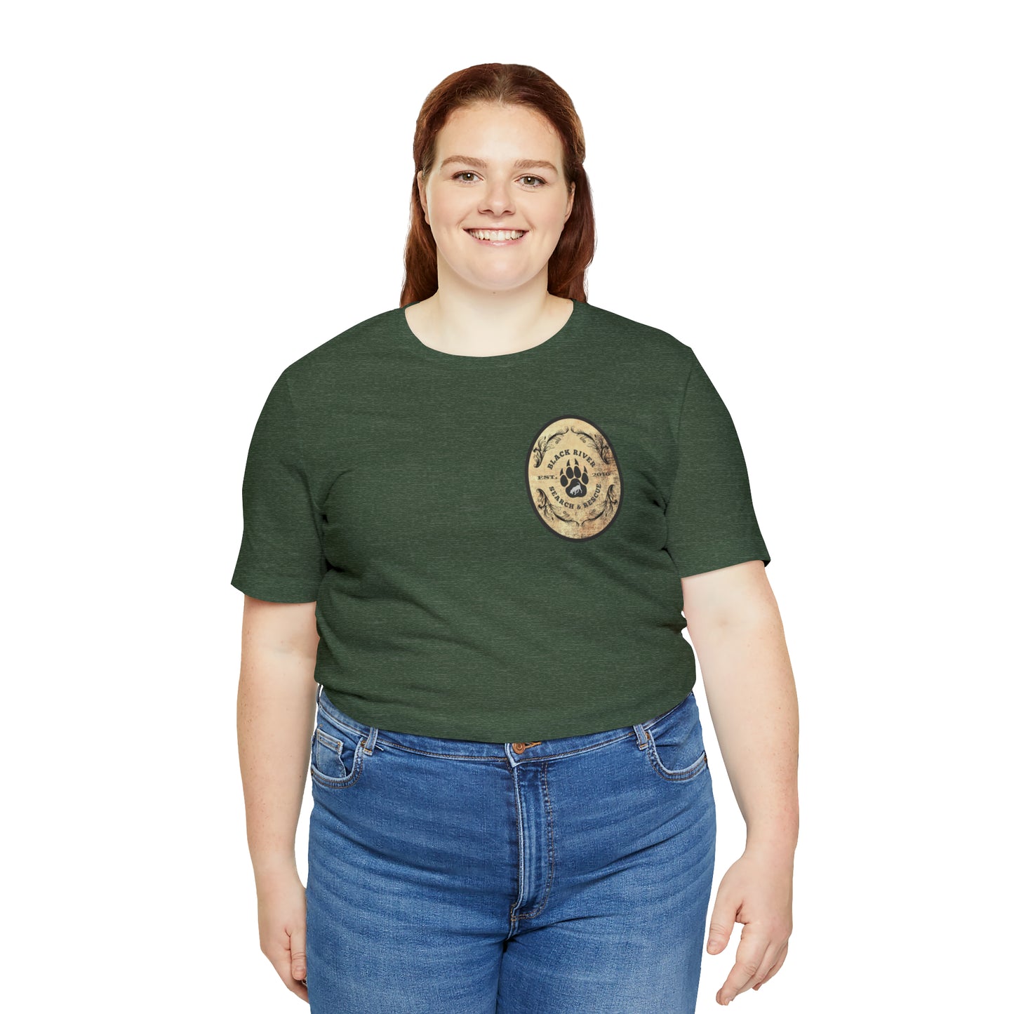 Black River Search & Rescue Logo Unisex Jersey Short Sleeve Tee