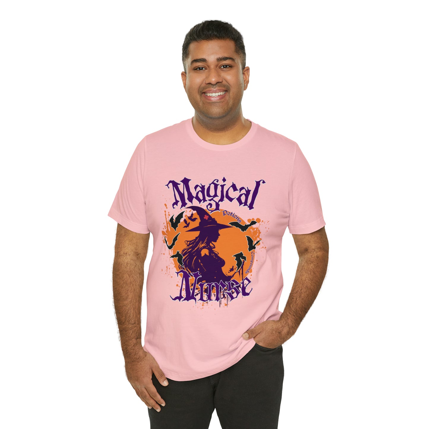 Magical Nurse Halloween short sleeved shirt