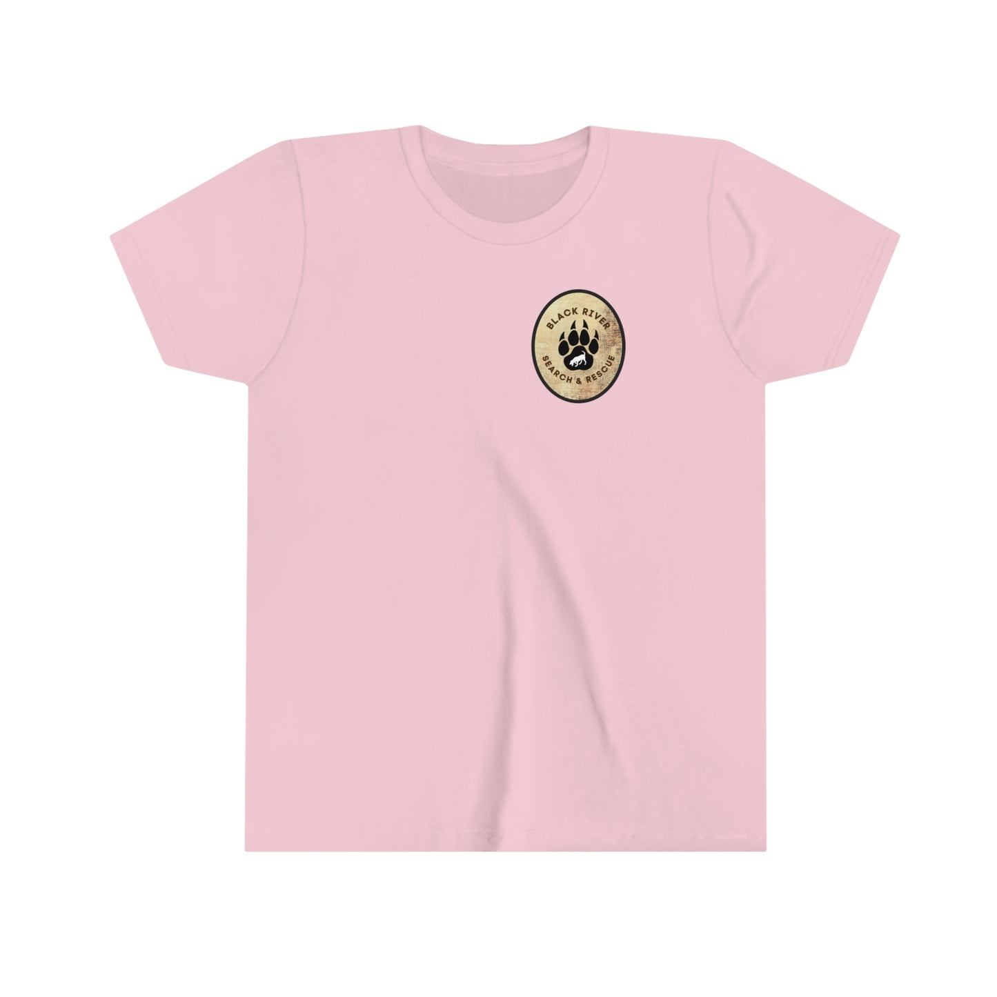 Black River Search & Rescue Logo Youth Short Sleeve Tee