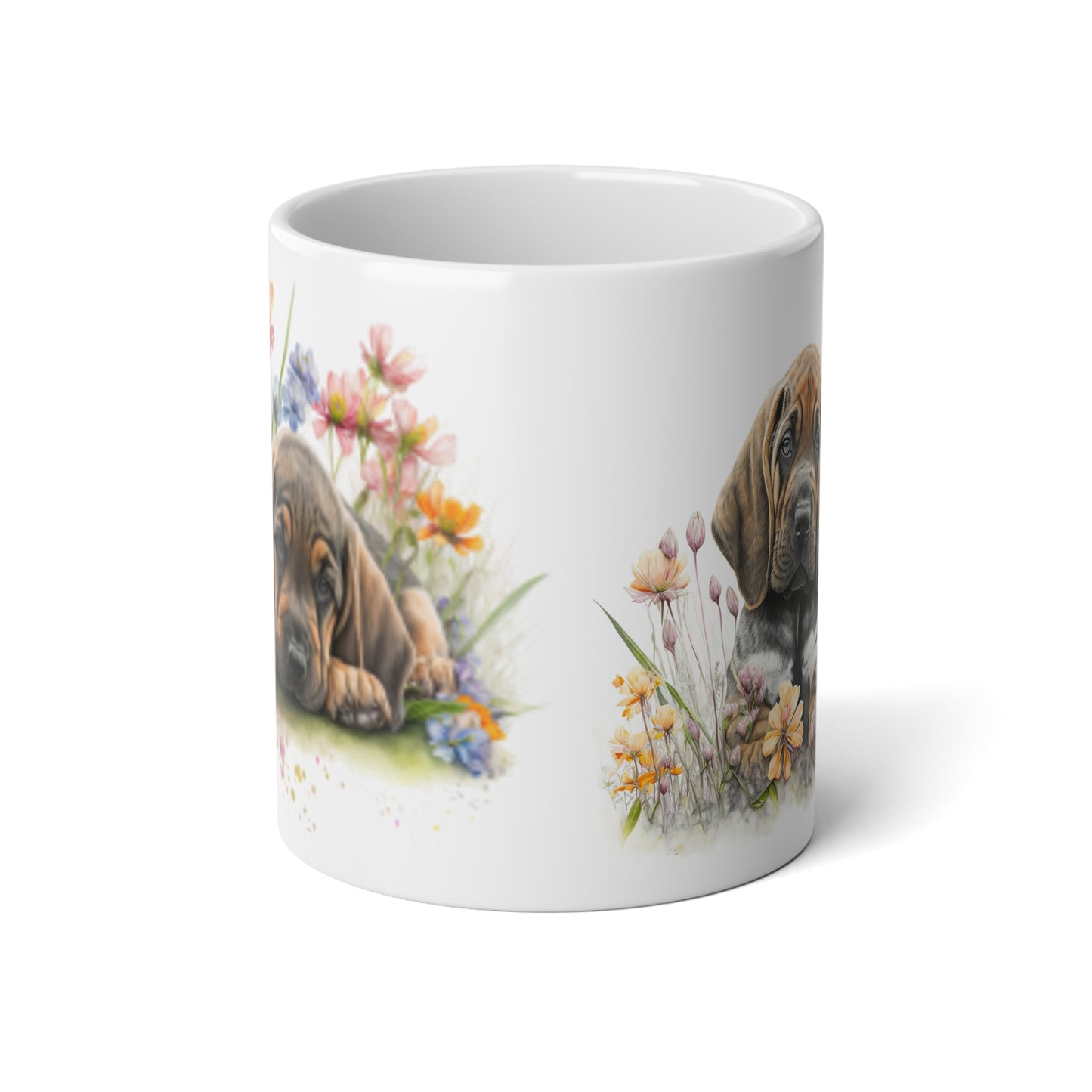 Jumbo Mug, 20oz, Bloodhound Puppy