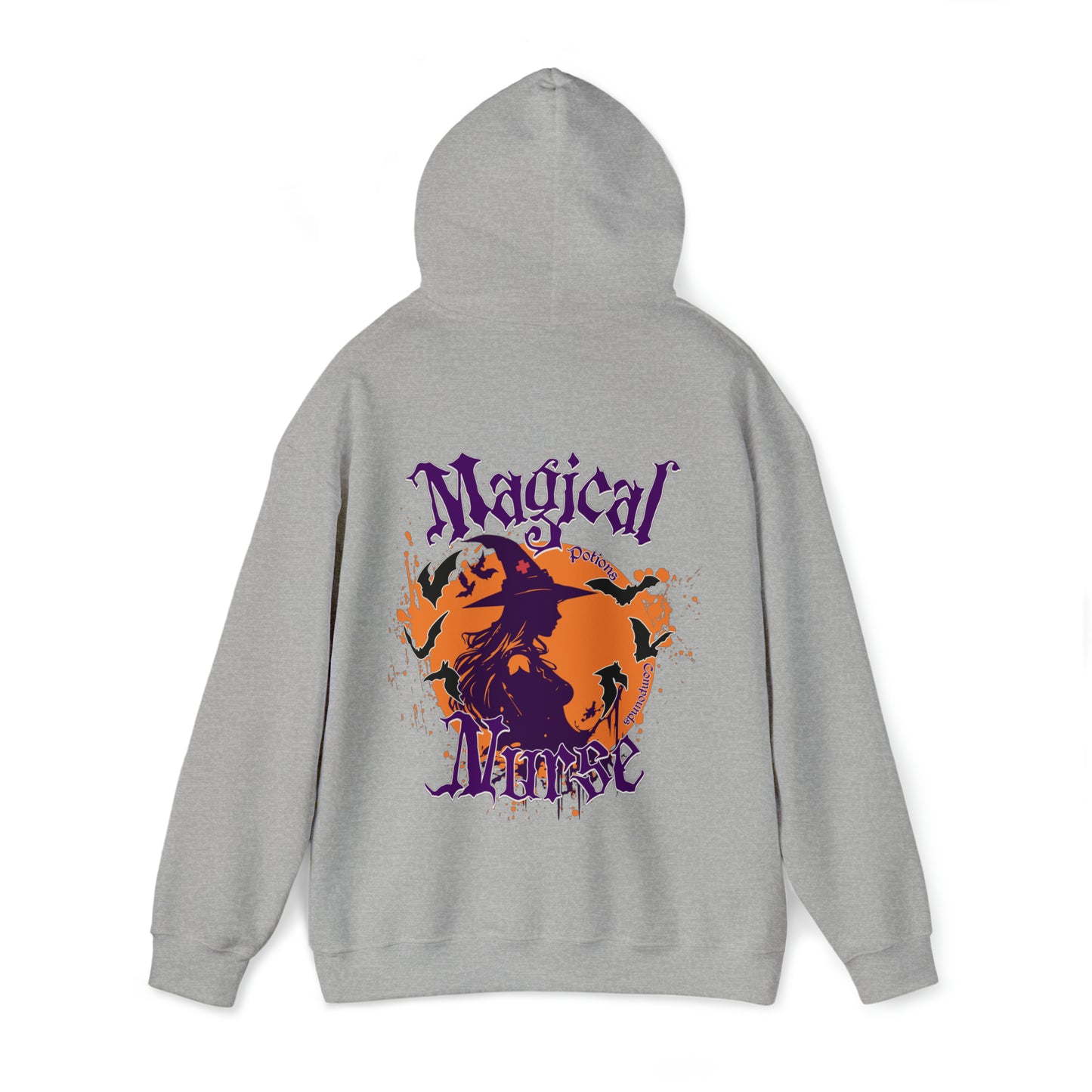 Magical Nurse Halloween Hooded Sweatshirt