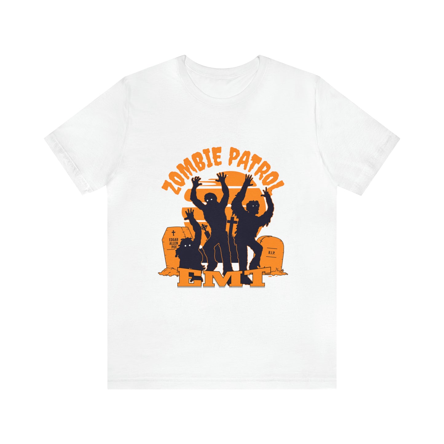 Halloween Zombie Patrol EMT Short Sleeve Tee