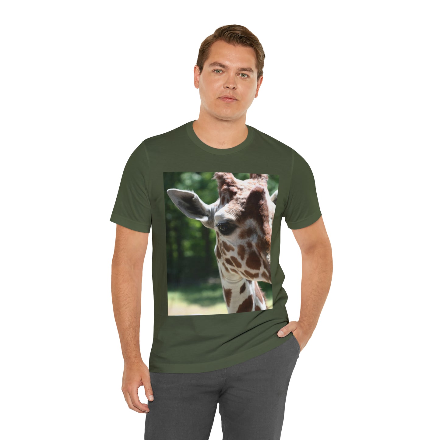 Unisex Jersey Short Sleeve Tee, Giraffe