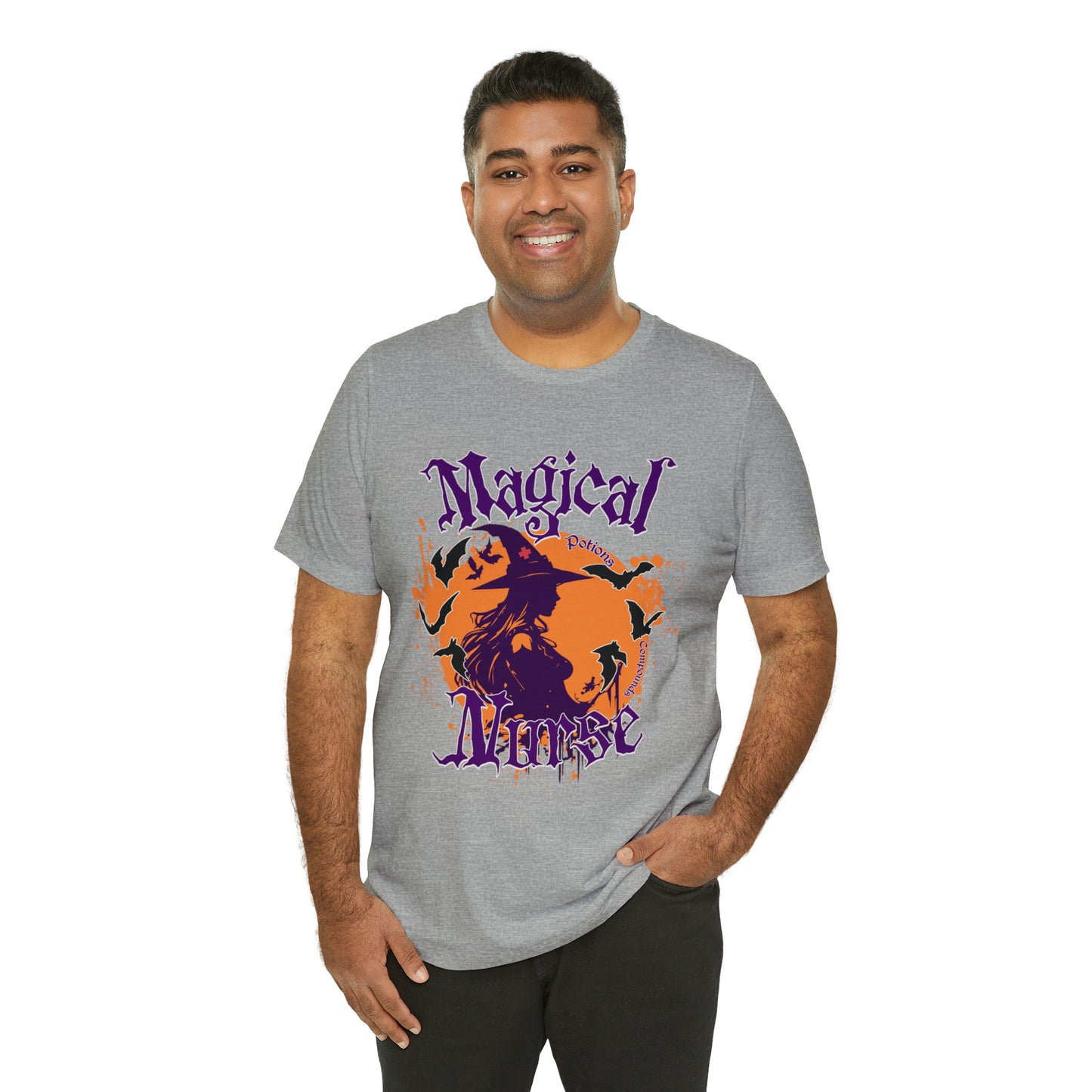 Magical Nurse Halloween short sleeved shirt