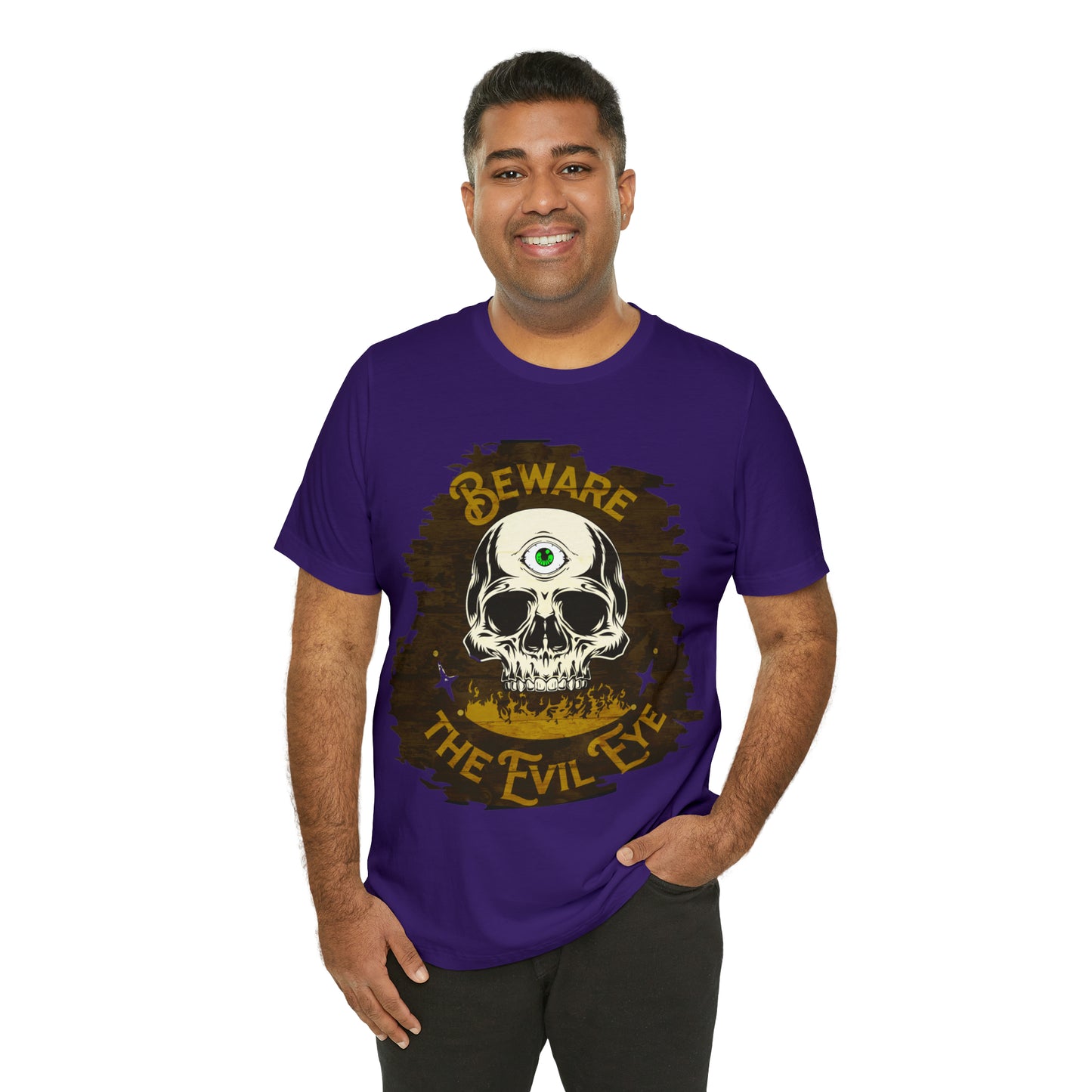 Green Evil Eye Halloween Shirt, Halloween shirt, Skull Shirt