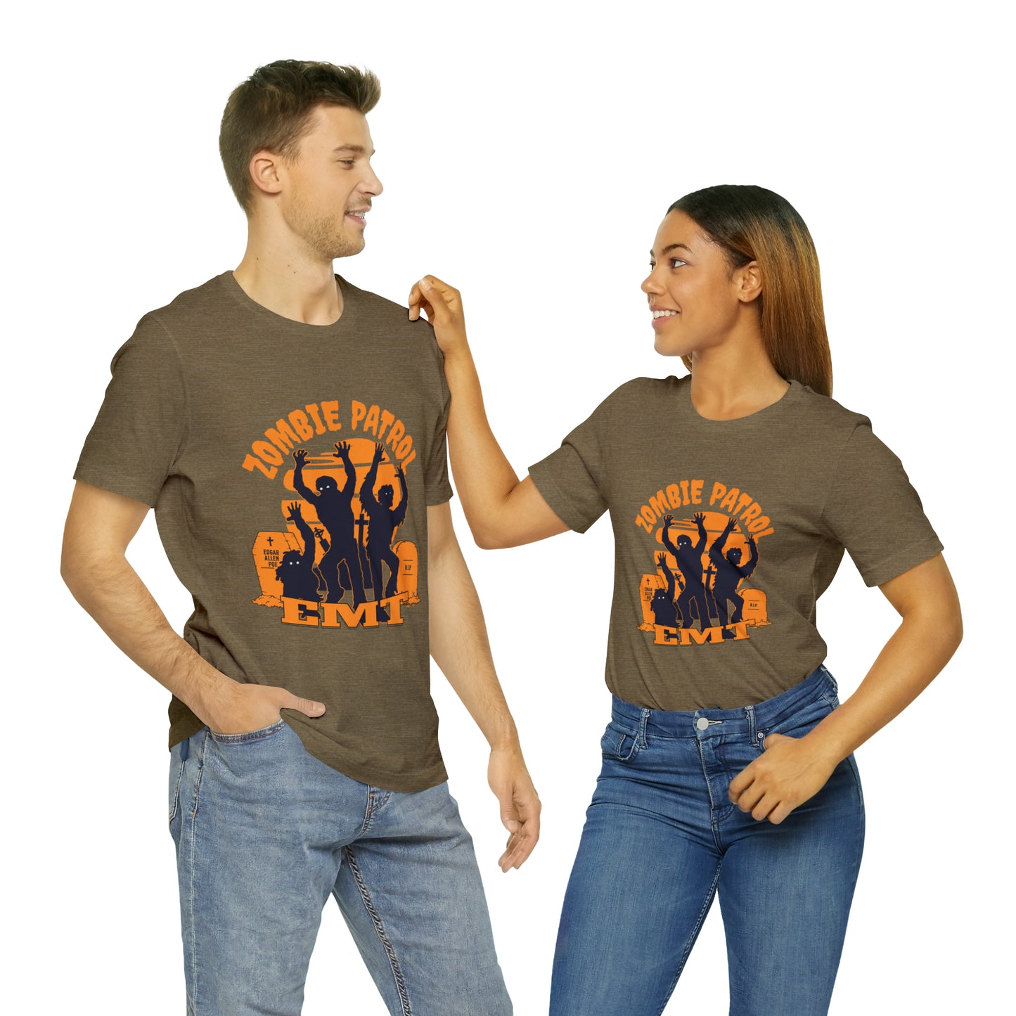 Halloween Zombie Patrol EMT Short Sleeve Tee