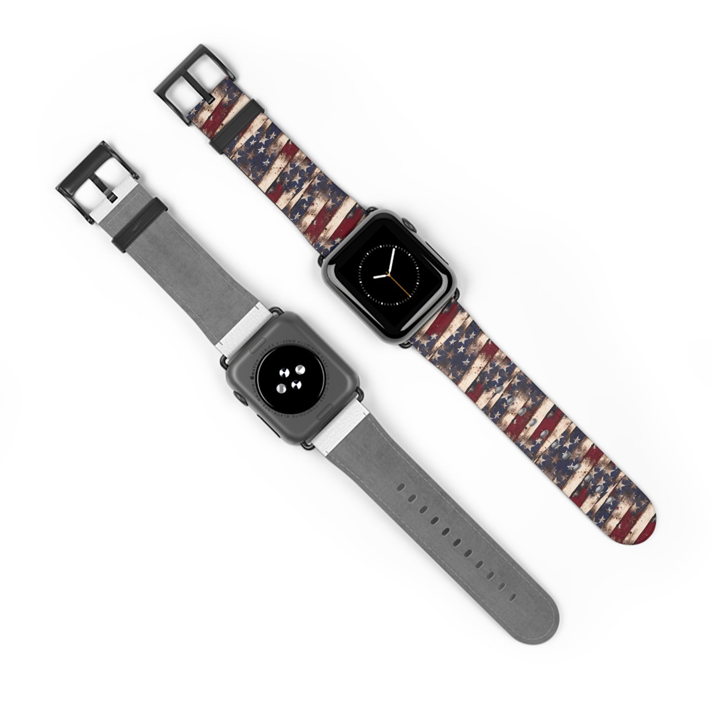 Distressed American Flag Apple Watch Band