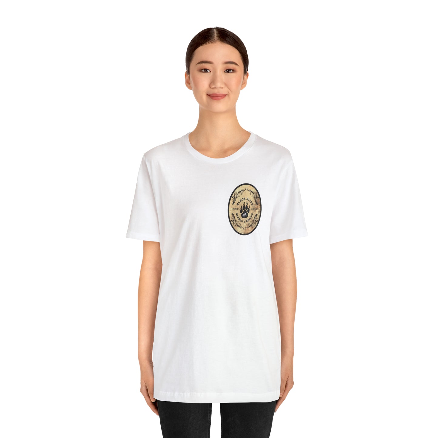 Black River Search & Rescue Logo Unisex Jersey Short Sleeve Tee