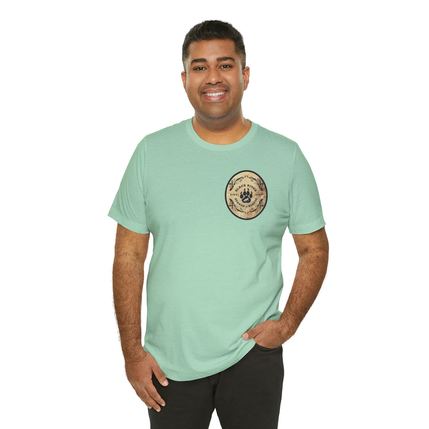 Black River Search & Rescue Logo Unisex Jersey Short Sleeve Tee