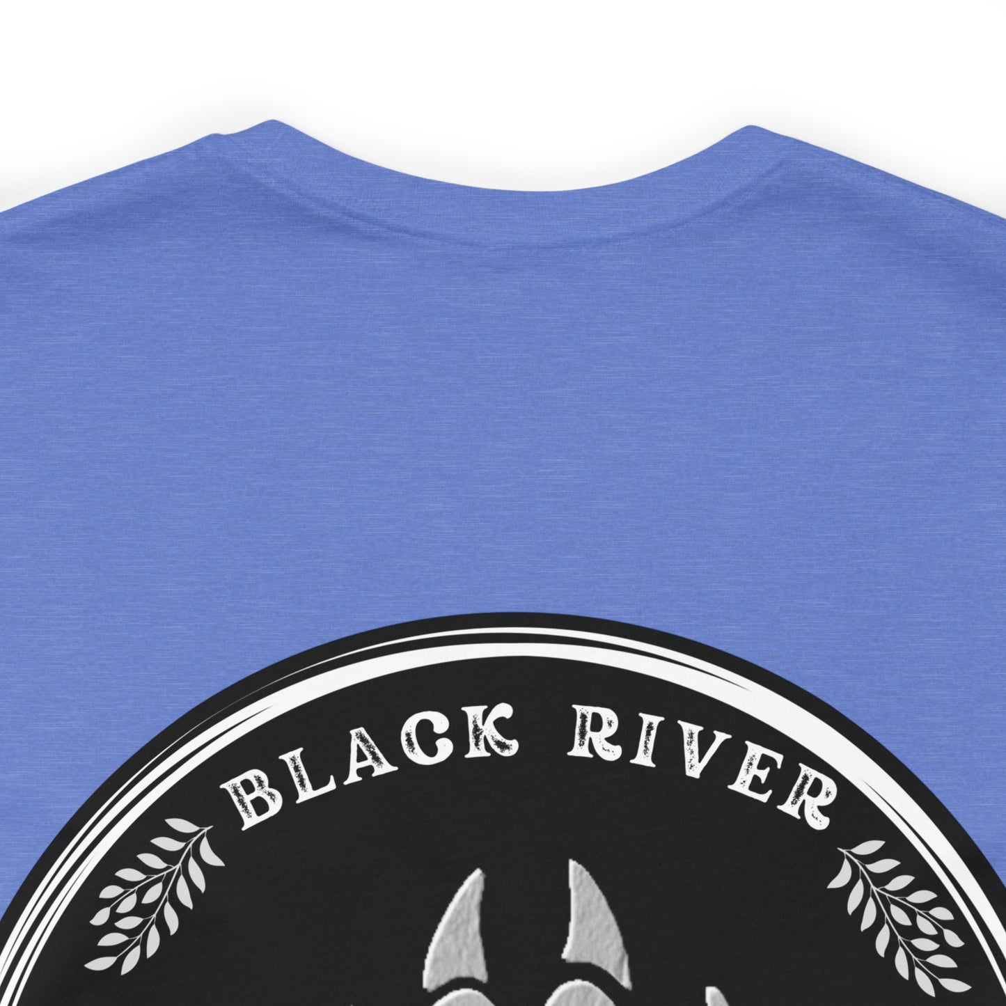 Black River Search & Rescue Logo Black Unisex Jersey Short Sleeve Tee