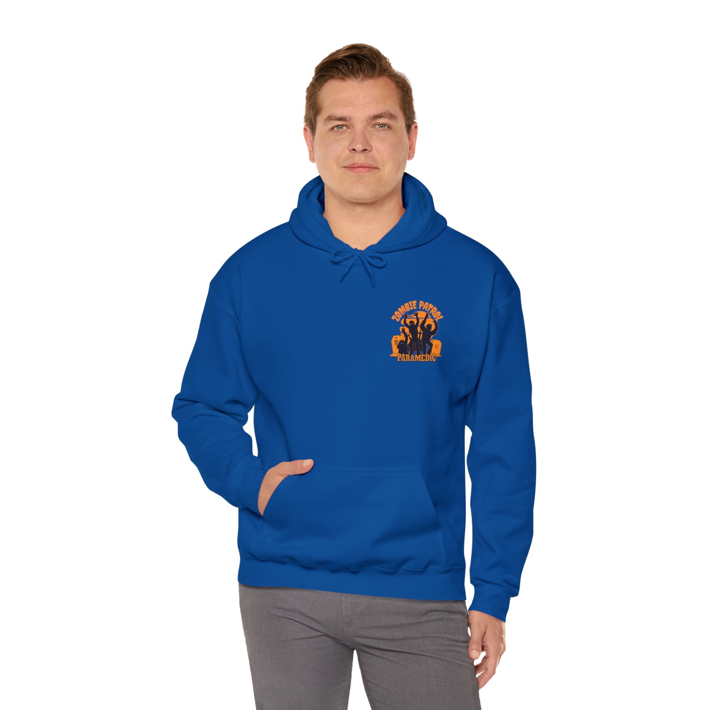 Zombie Patrol Paramedic Halloween Hooded Sweatshirt