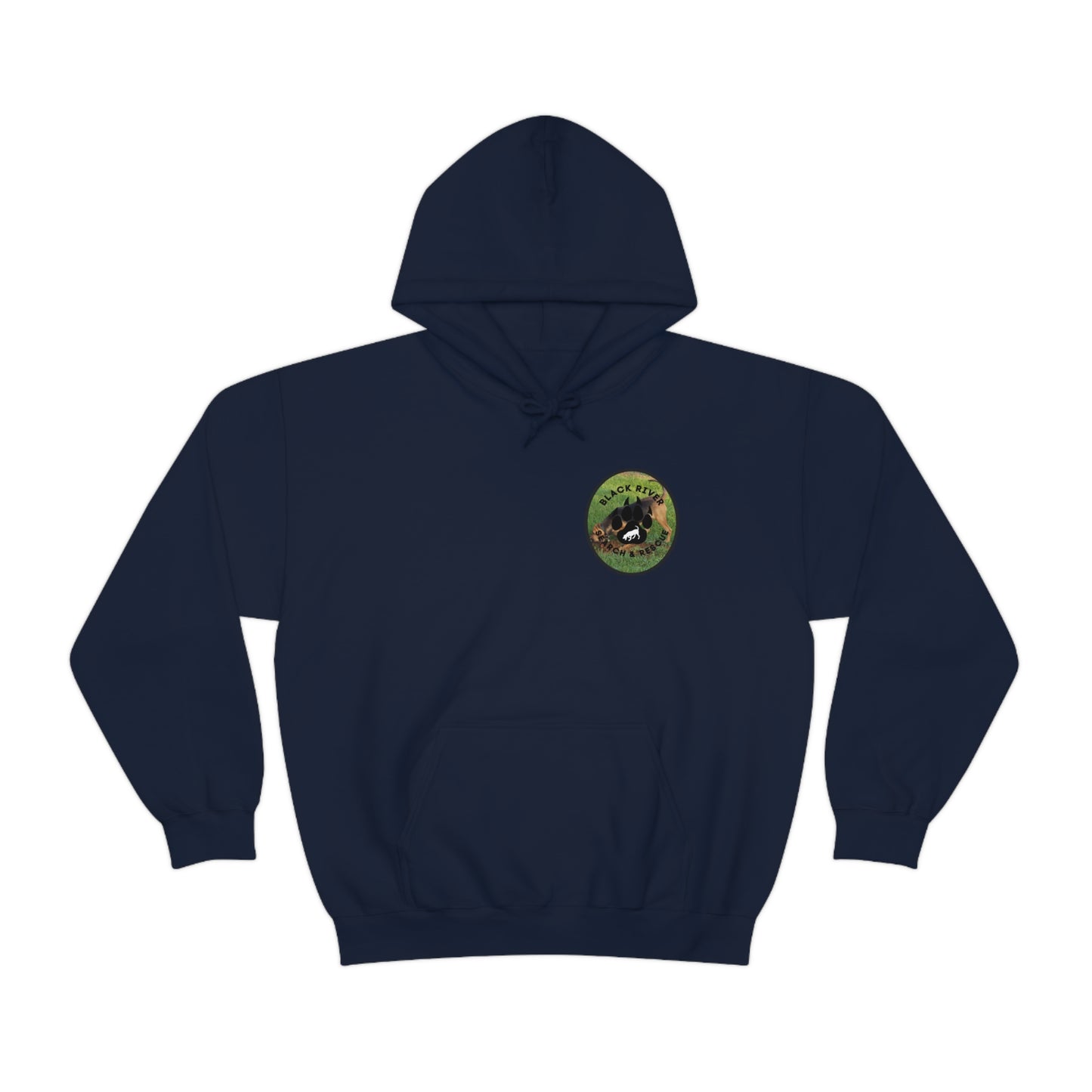 Black River Search & Rescue Logo with Lucy Unisex Heavy Blend™ Hooded Sweatshirt