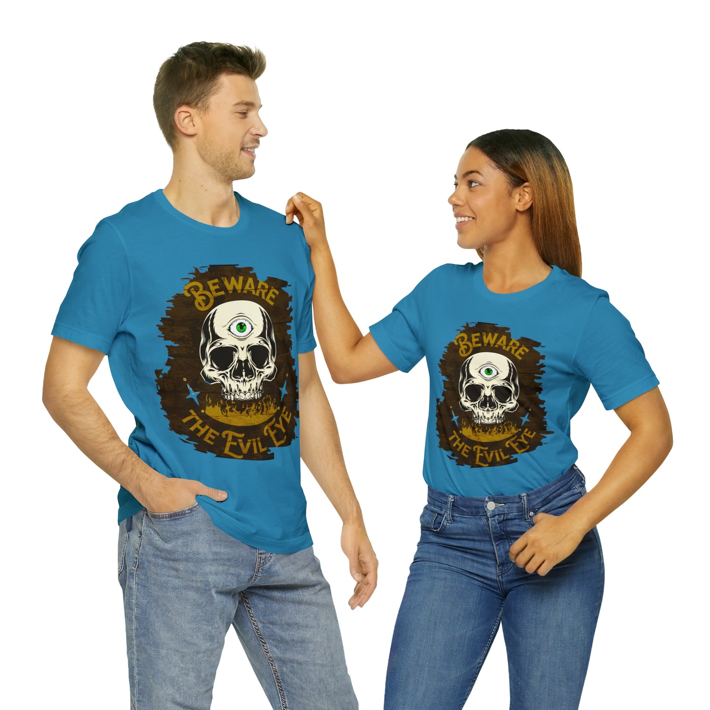 Green Evil Eye Halloween Shirt, Halloween shirt, Skull Shirt